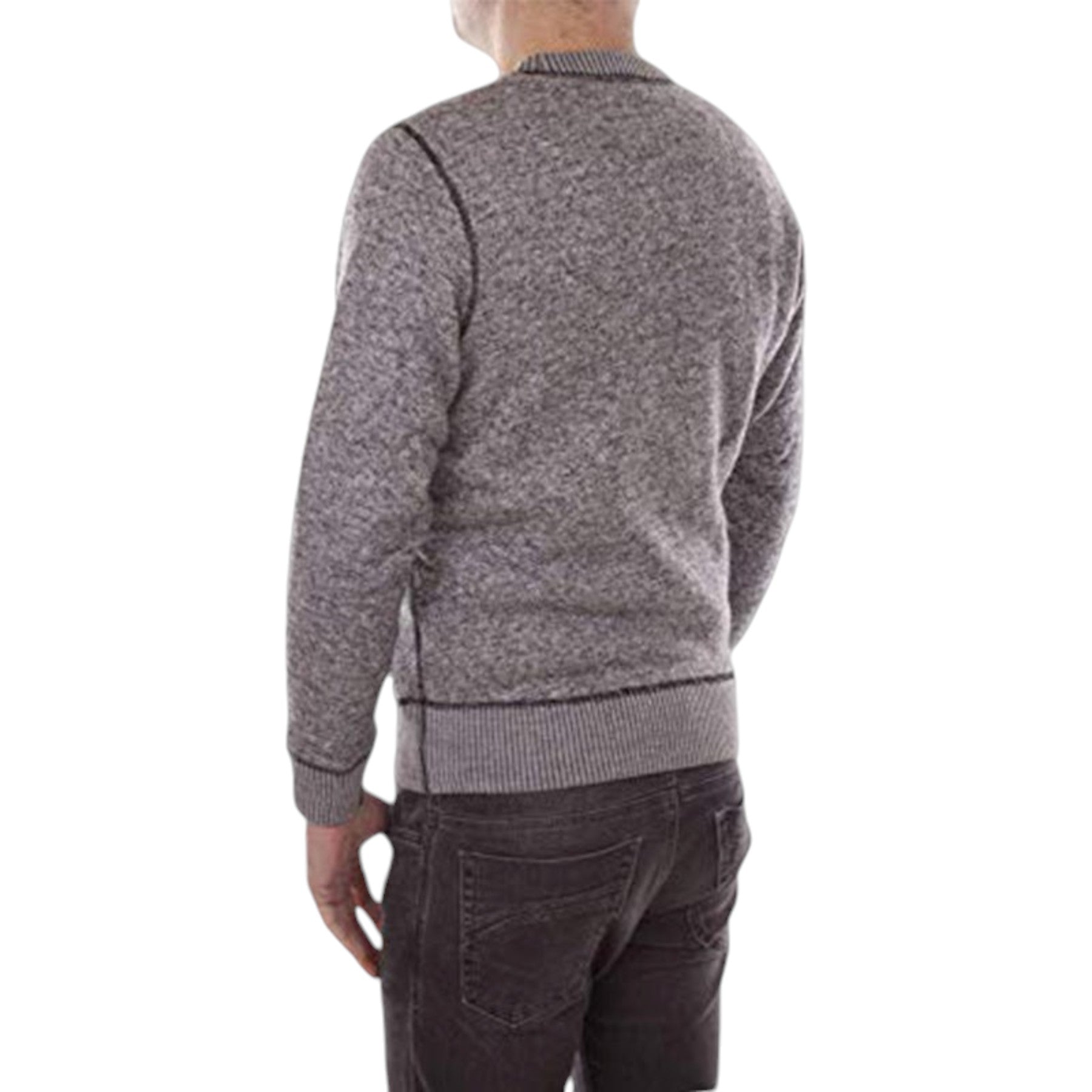 DIESEL S REAL FELPA Mens Sweatshirts Pull On Casual Crew Neck Long Sleeve Jumper