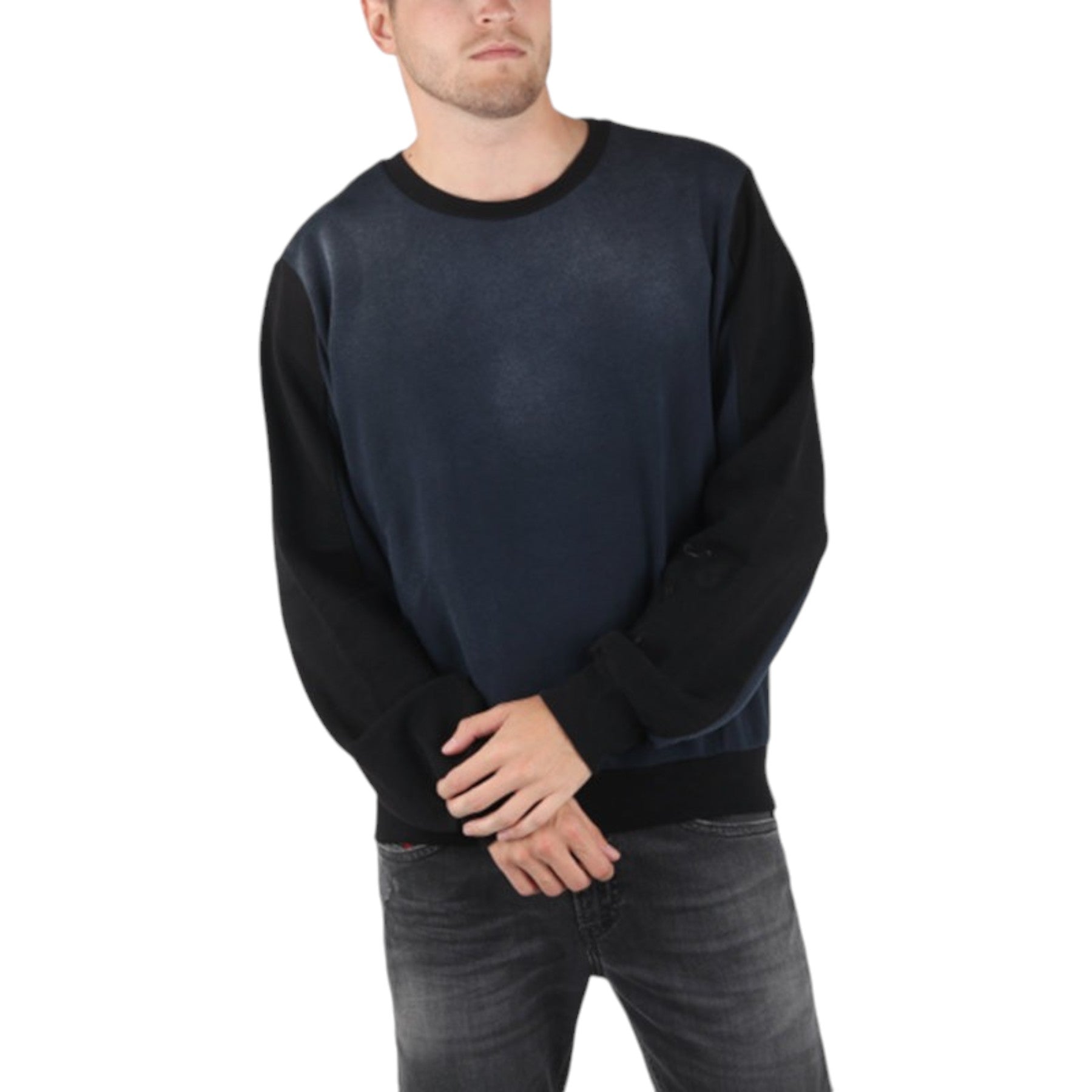 DIESEL S ACROM 900 Mens Sweatshirts Pull On Casual Crew Neck Long Sleeve Jumper