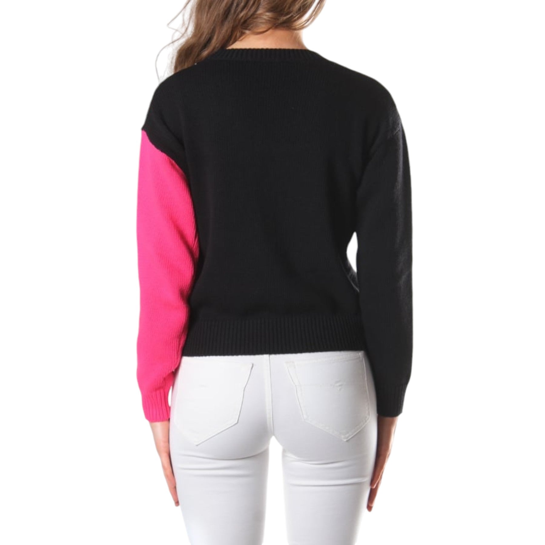 DIESEL M FLAMY A FLAMINGO 0HANU Womens Sweatshirt Crew Neck Pullover Knit Jumper