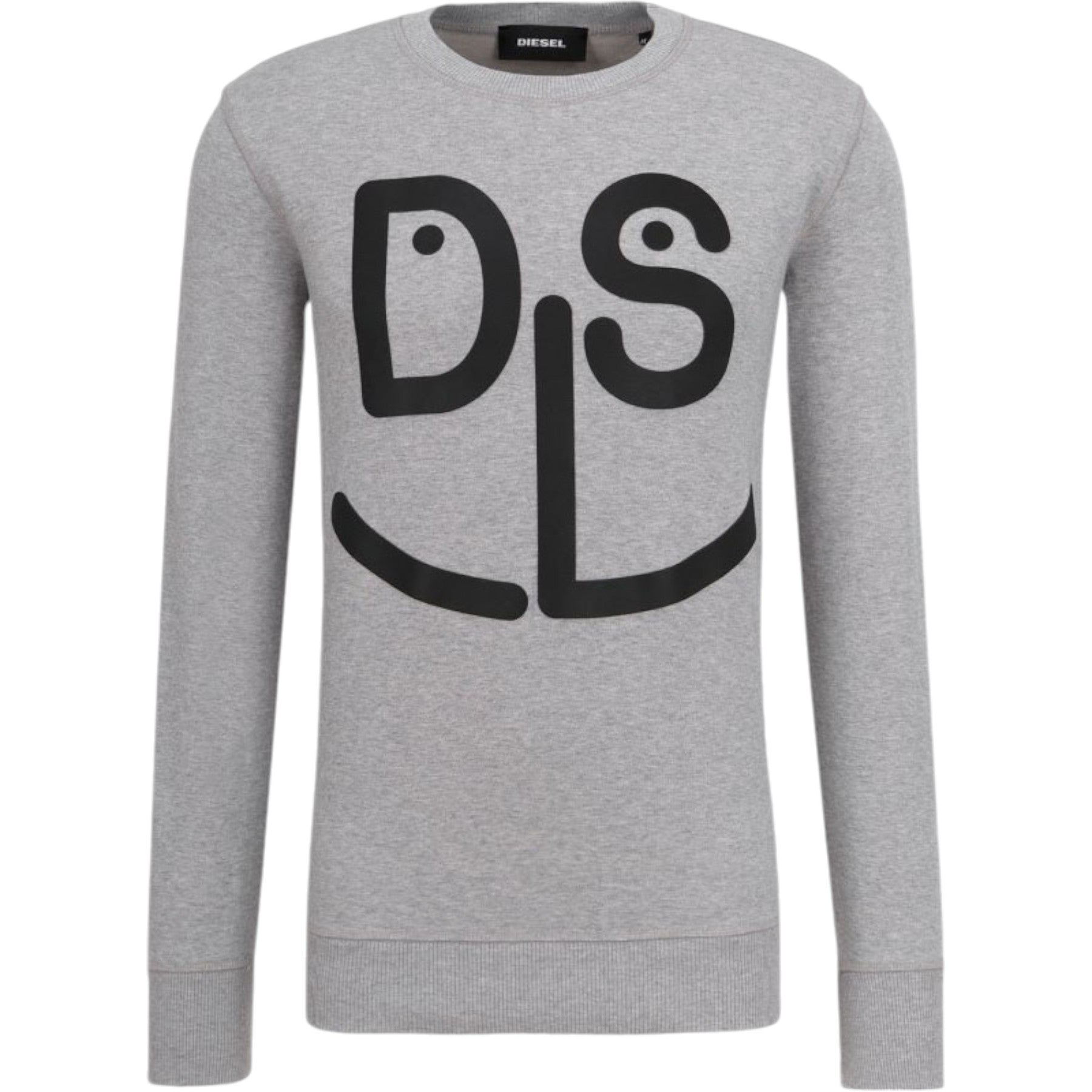 DIESEL S JOE MB 912 0IAEG Mens Sweatshirt Crew Neck Casual Pullover Grey Jumper