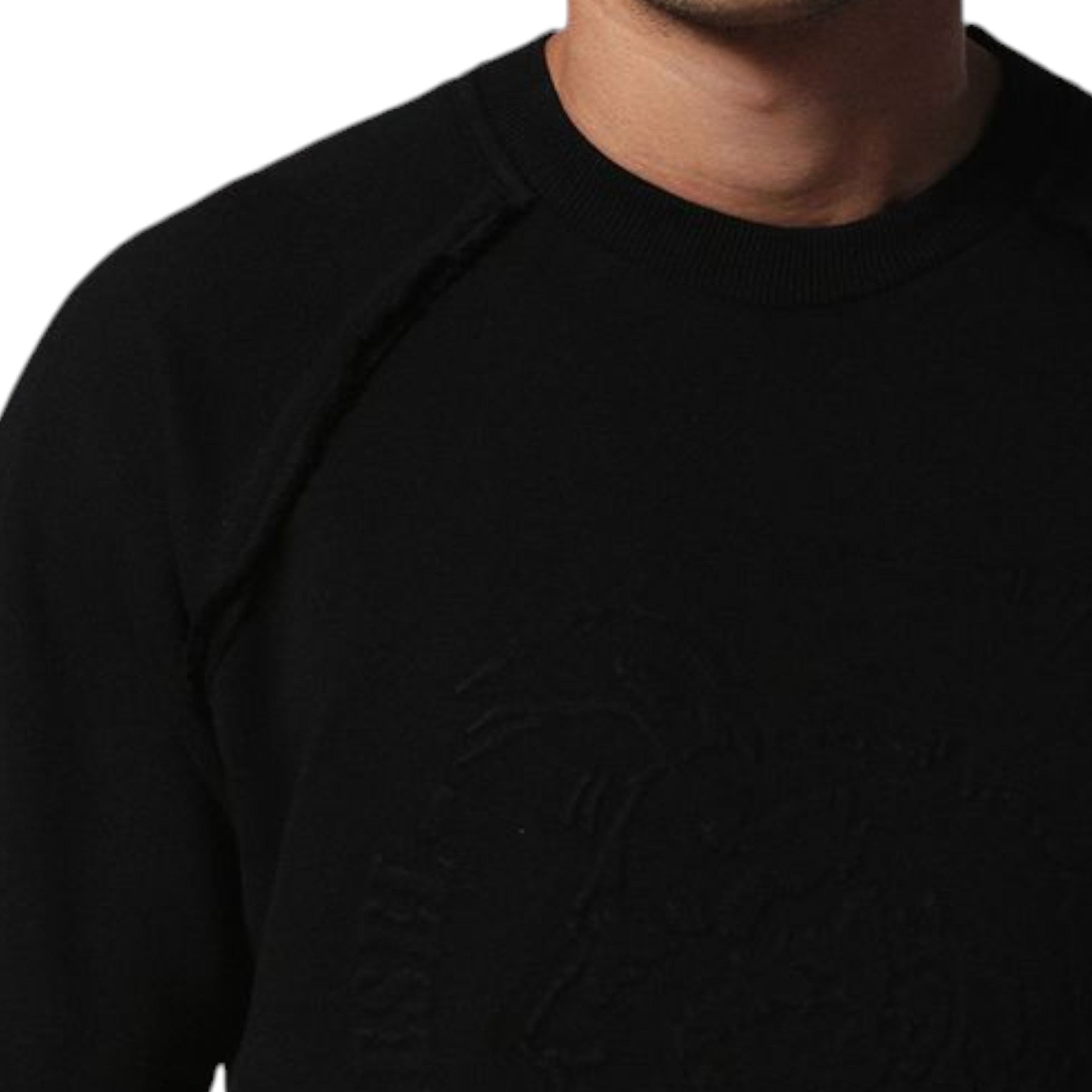 DIESEL S Paul 0WAHW 900 Mens Sweatshirt Crew Neck Casual Pullover Cotton Jumper