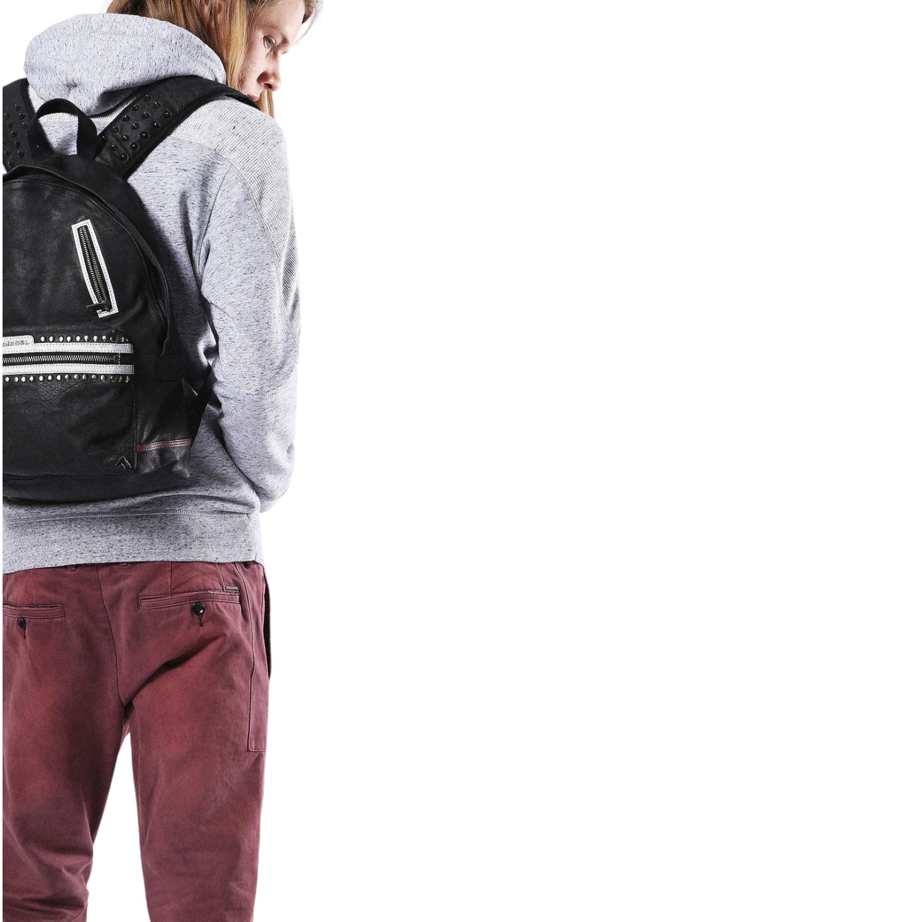 DIESEL S Yurin Mens Sweatshirts Pull On Casual Hooded Long Sleeves Hoodie Jumper