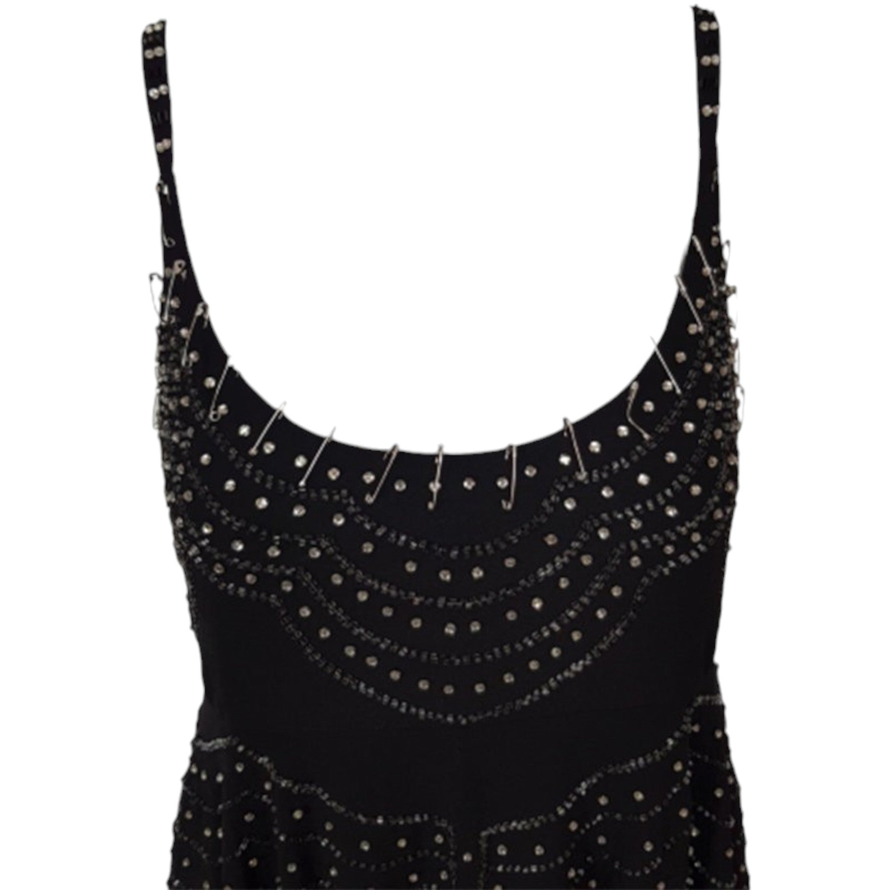 DIESEL D GEN ABITO Womens Dresses Black Spaghetti Strap Sleeveless Party Bodycon