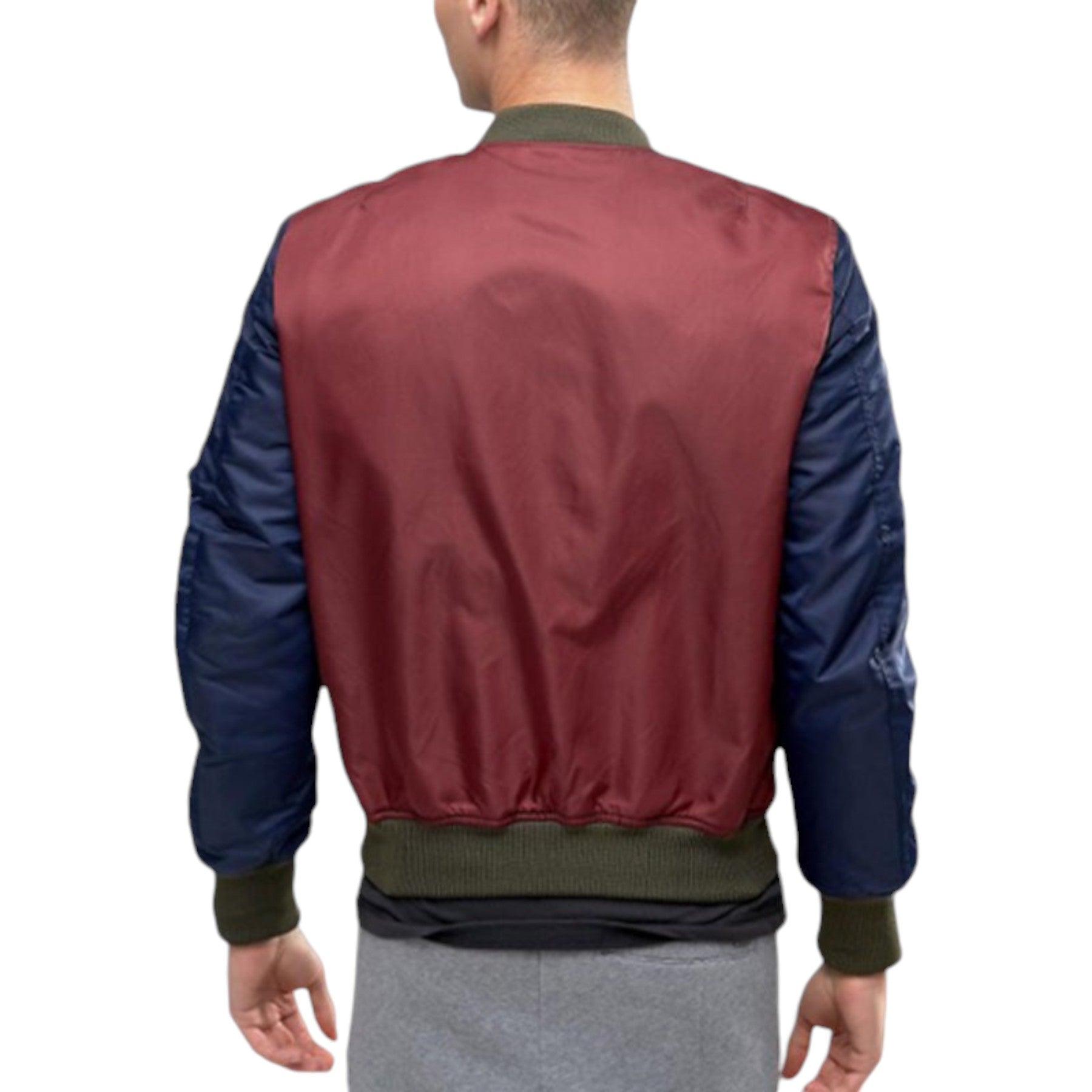 DIESEL W TO 0JAIO 8AT Mens Bomber Jacket Casual Varsity Winter Baseball Coat