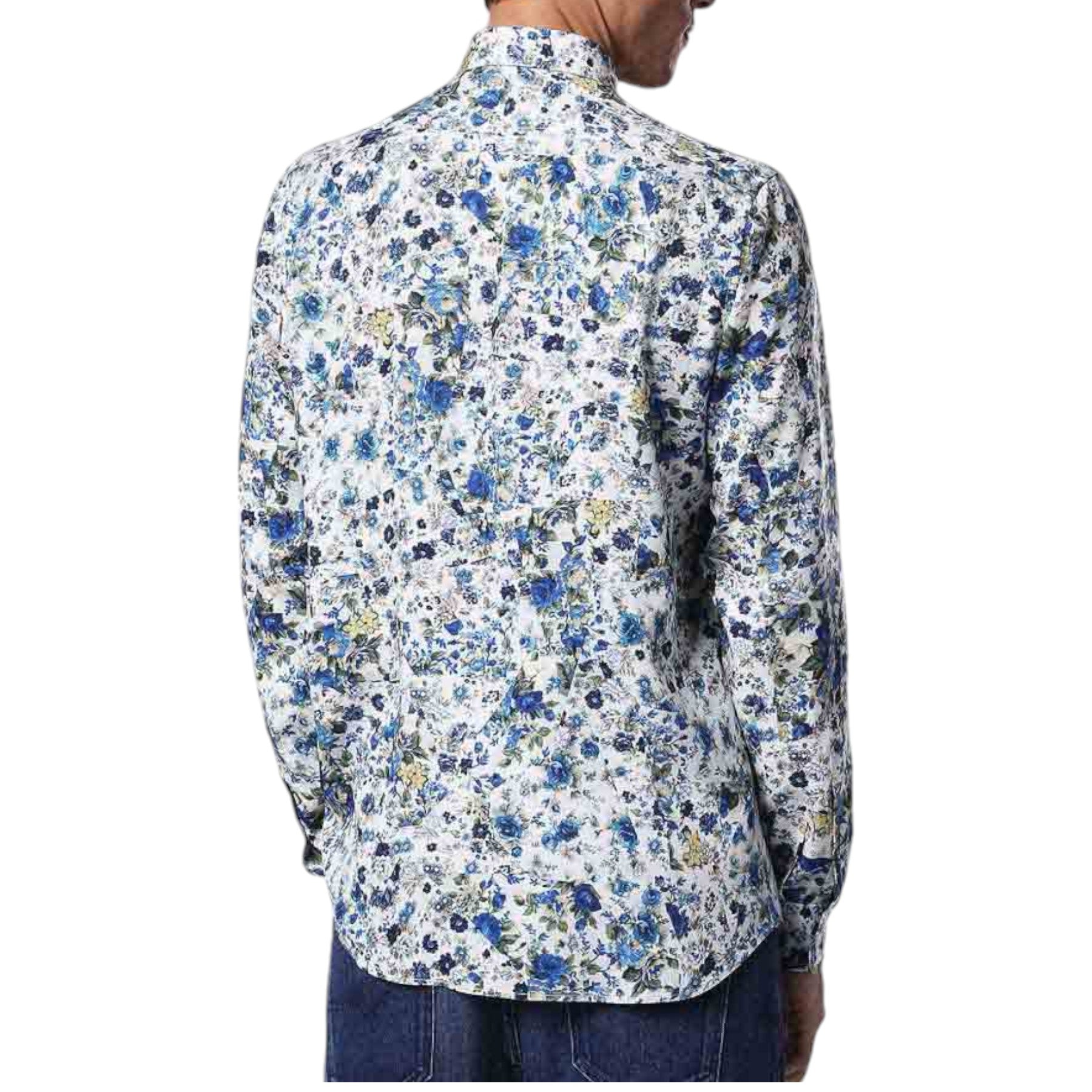 DIESEL S NICO 0QAPZ Mens Shirt Long Sleeves Casual Summer Cotton White Shirts