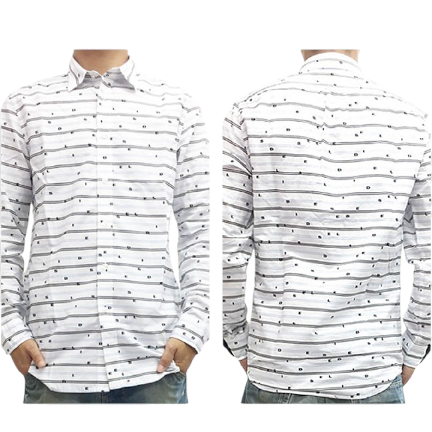 DIESEL S DECLINE 0NAKX 100 Mens Shirt Long Sleeves Casual Summer Cotton Shirts