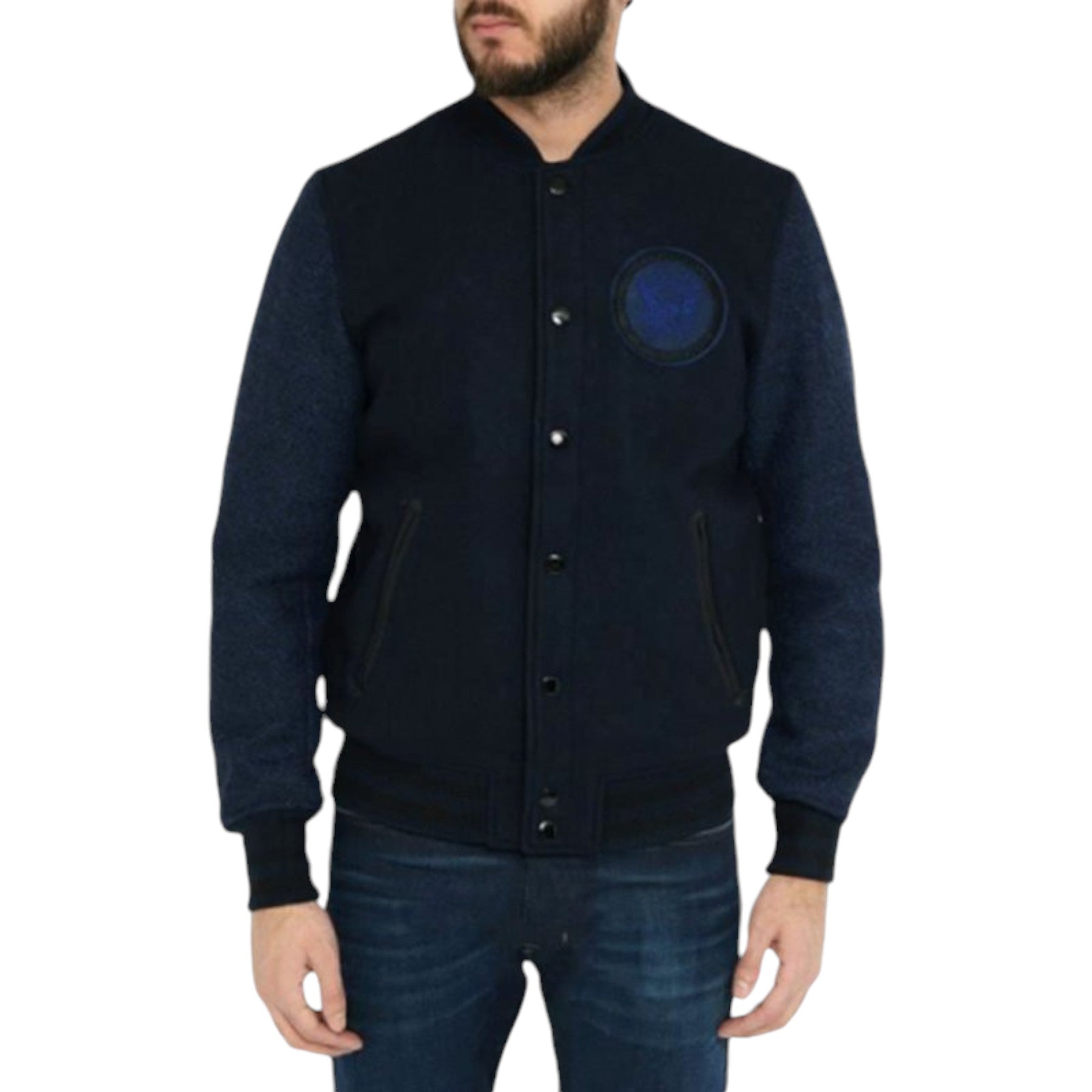 DIESEL J BLUSA 0JAMX 81E Mens Bomber Jacket Quilted Casual Winter Outwear Coat