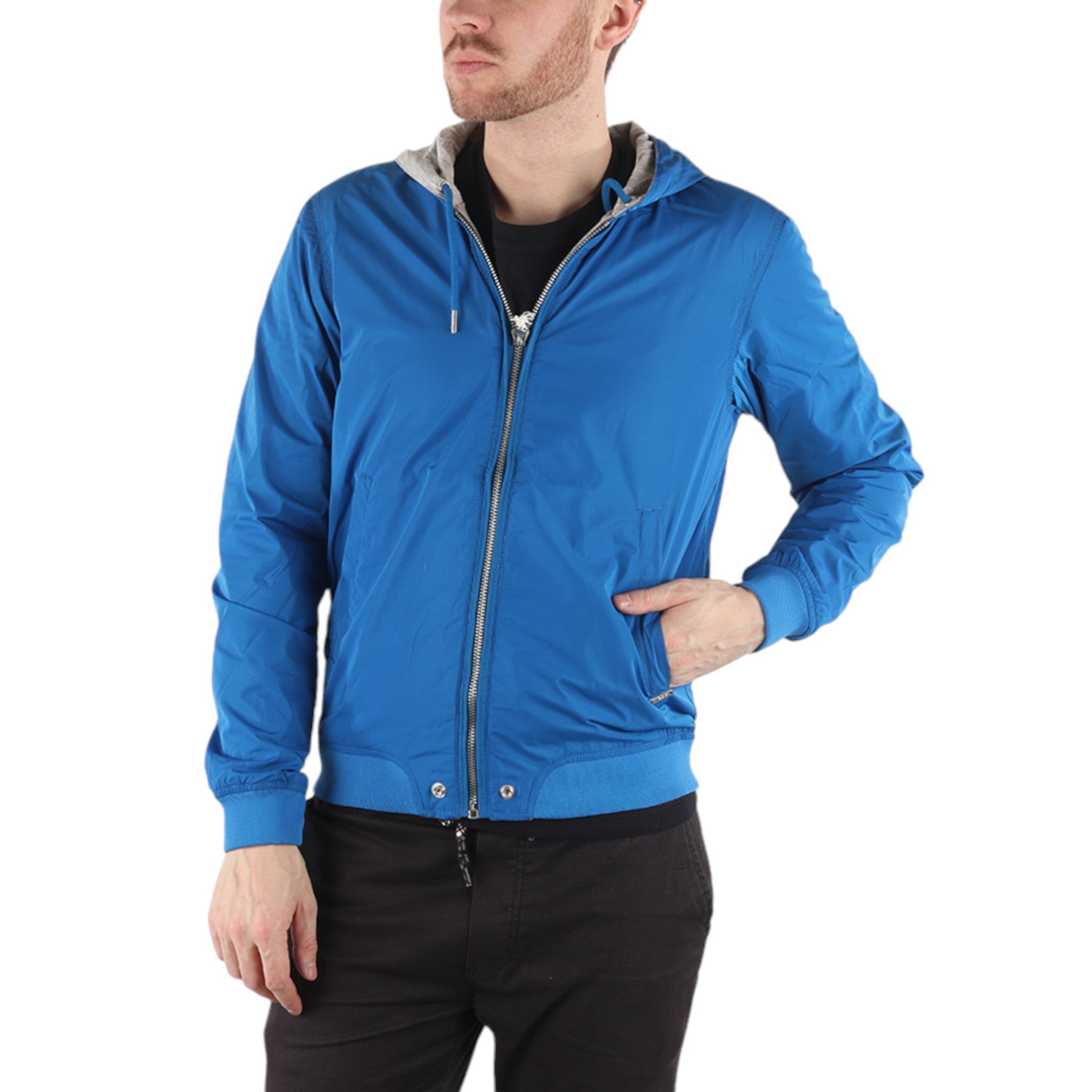 DIESEL CL J RIFT 89R Mens Jacket Reversible Waterproof Casual Outwear Hoody Coat