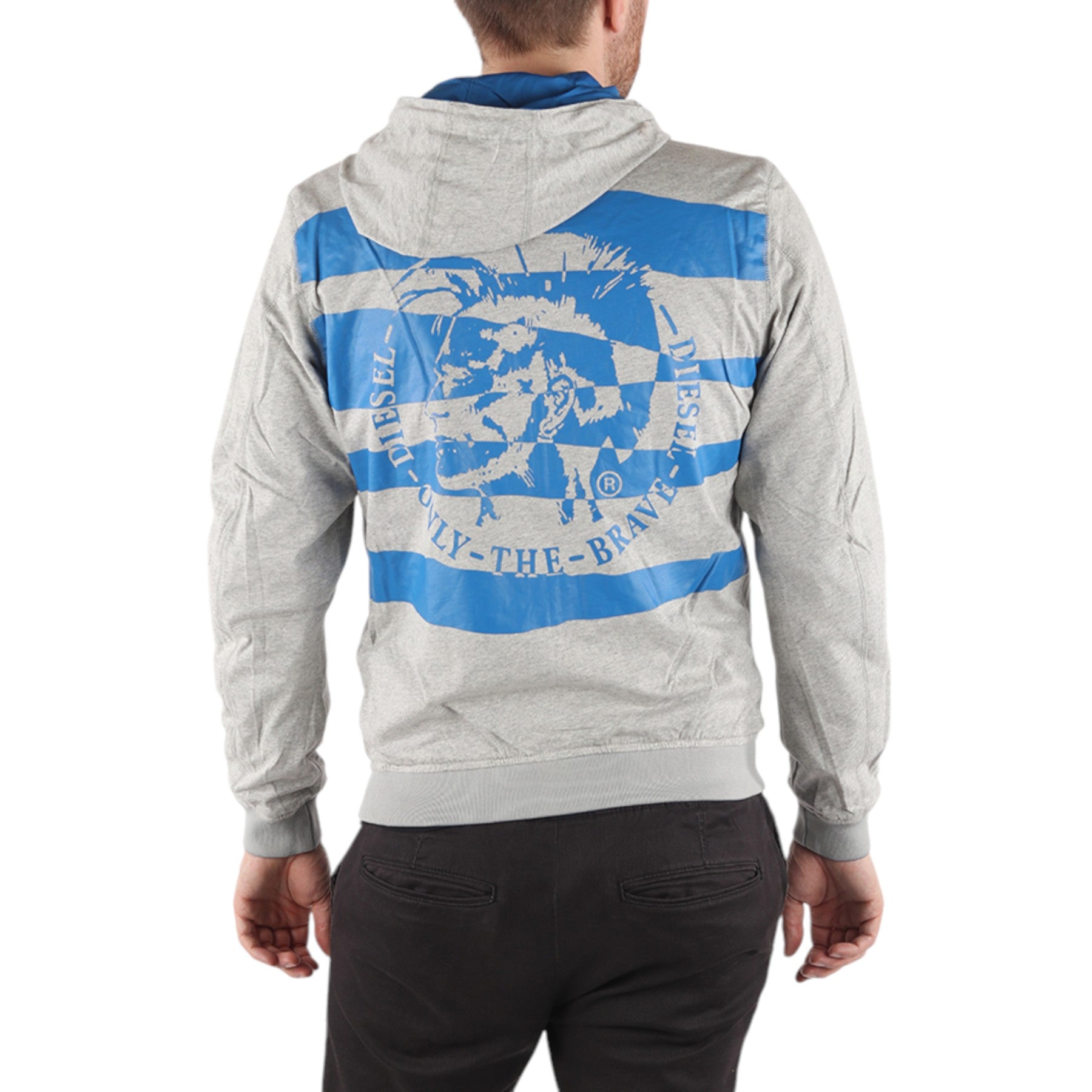 DIESEL CL J RIFT 89R Mens Jacket Reversible Waterproof Casual Outwear Hoody Coat