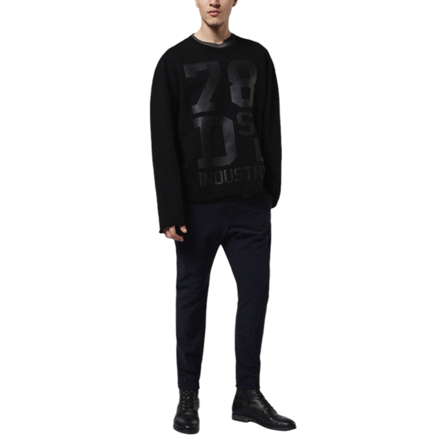 DIESEL CHI DEEP SPRAY UN 0JANM Mens Chino Trousers Slim Fit Stretch Casual Pants