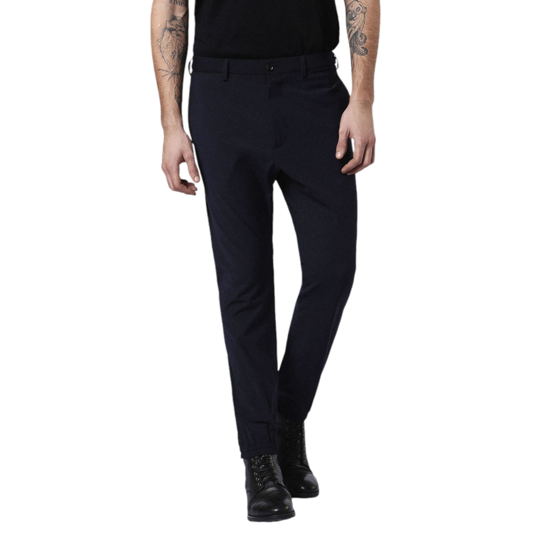 DIESEL CHI DEEP SPRAY UN 0JANM Mens Chino Trousers Slim Fit Stretch Casual Pants