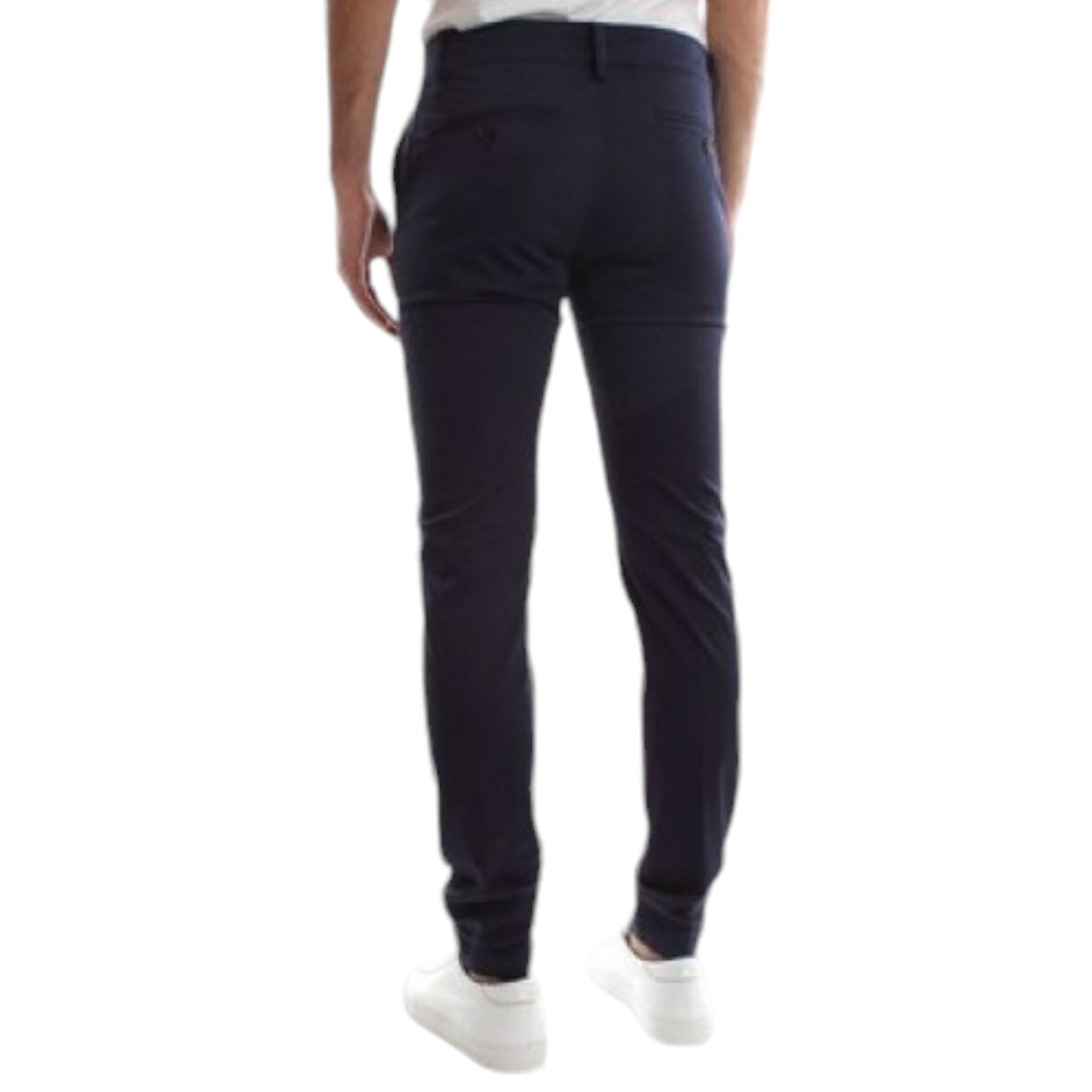 DIESEL CHI SHAPED 0CARP Mens Chino Trousers Stretch Cotton Casual Black Pants