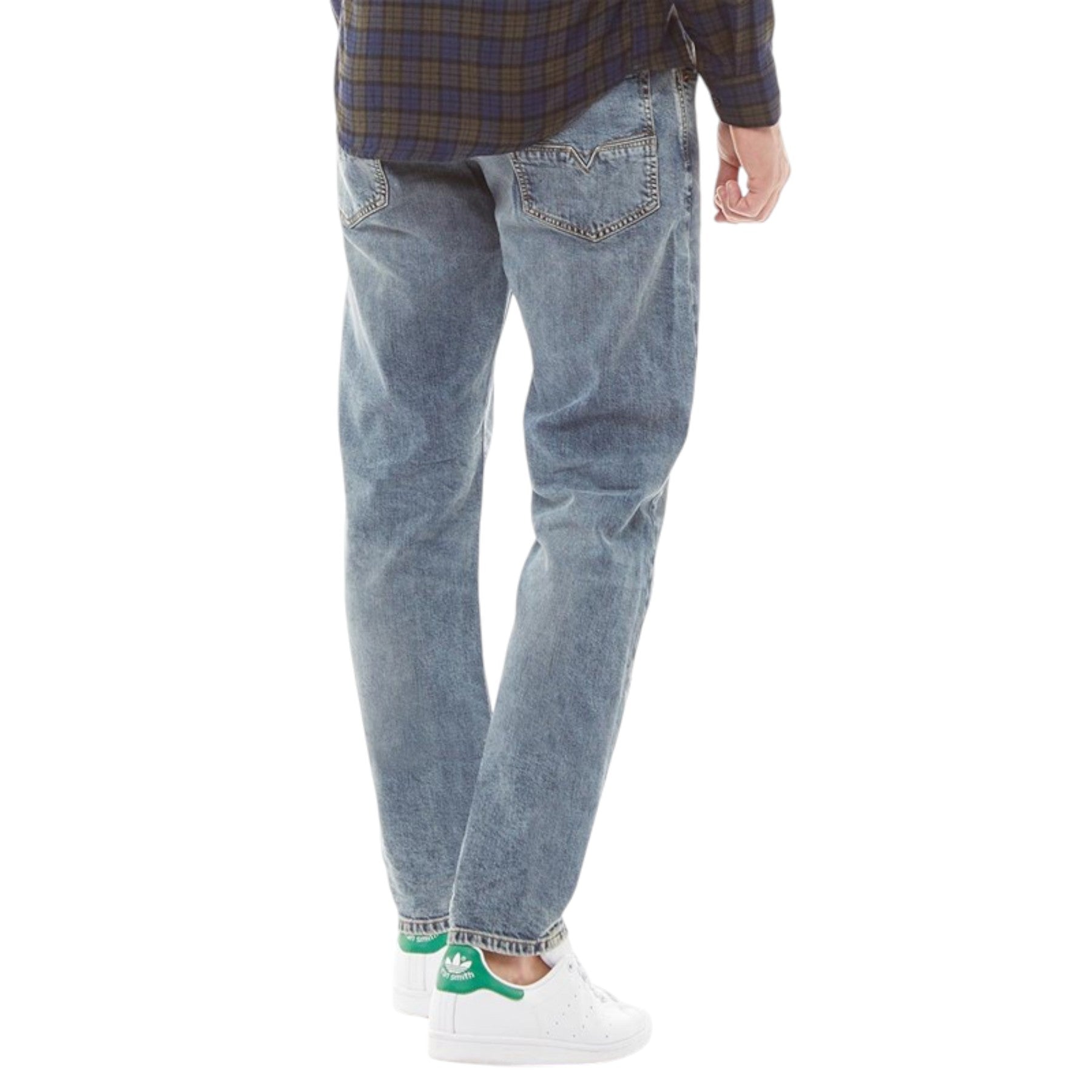 DIESEL LARKEE BEEX 084UX Mens Denim Jeans Stretch Lyocell Regular Fit Tapered