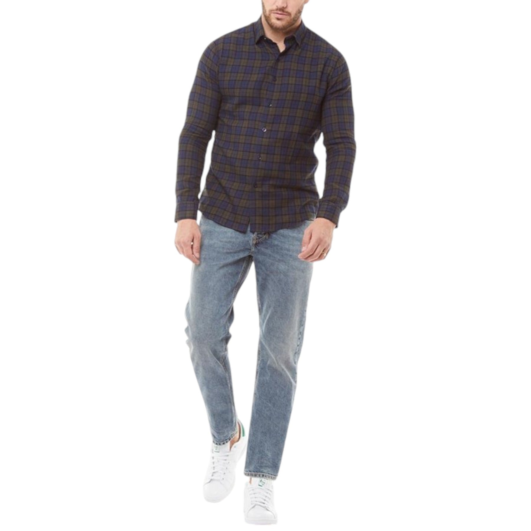 DIESEL LARKEE BEEX 084UX Mens Denim Jeans Stretch Lyocell Regular Fit Tapered