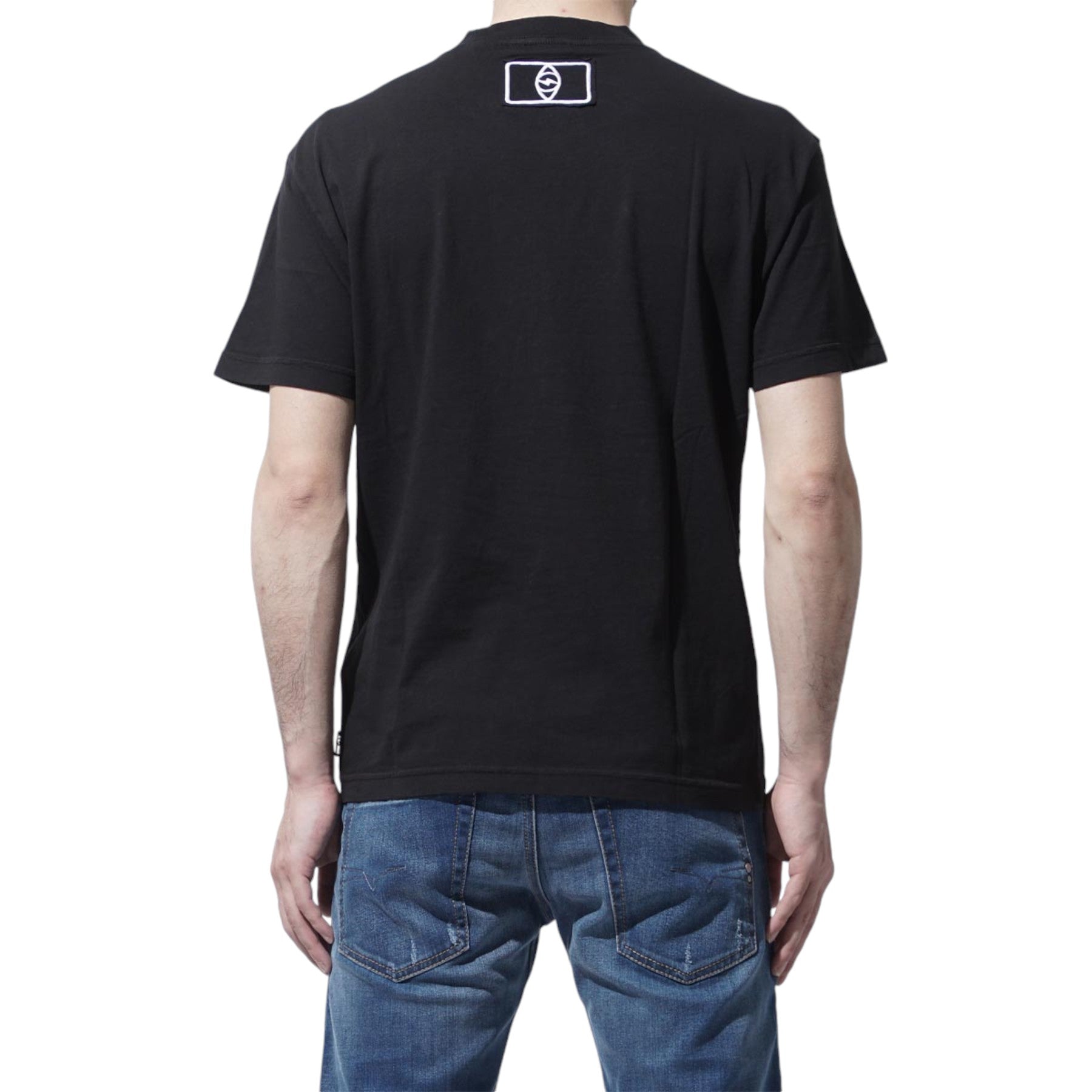 DIESEL T WALLACE SG Mens T Shirt Short Sleeves Crew Neck Casual Summer Black Tee