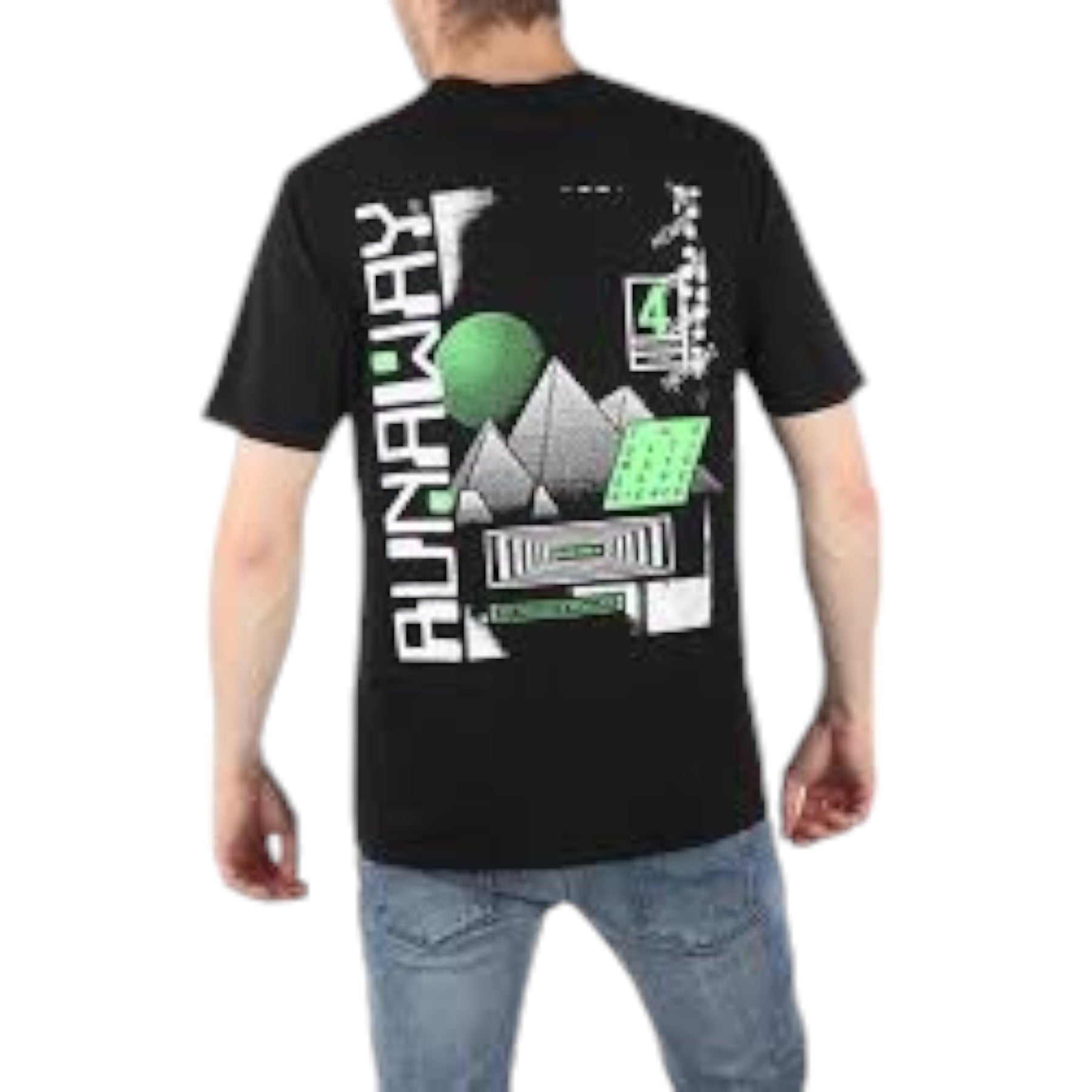 DIESEL T JUST ZD 0SAYP 900 Mens T-shirt Graphic Print Crew Neck Summer Black Tee