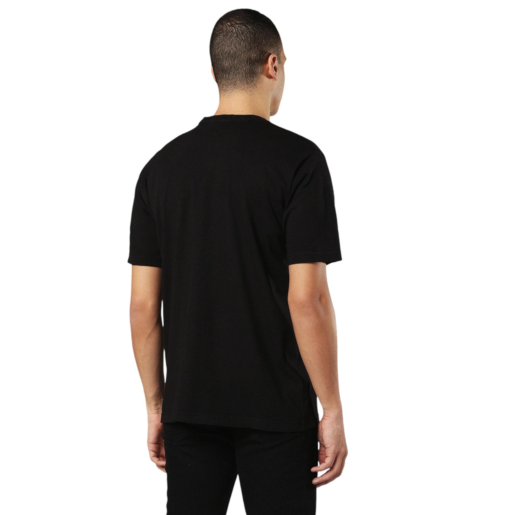 DIESEL T JUST ZE Mens T-shirt Crew Neck Graphic Print Casual Summer Cotton Tee