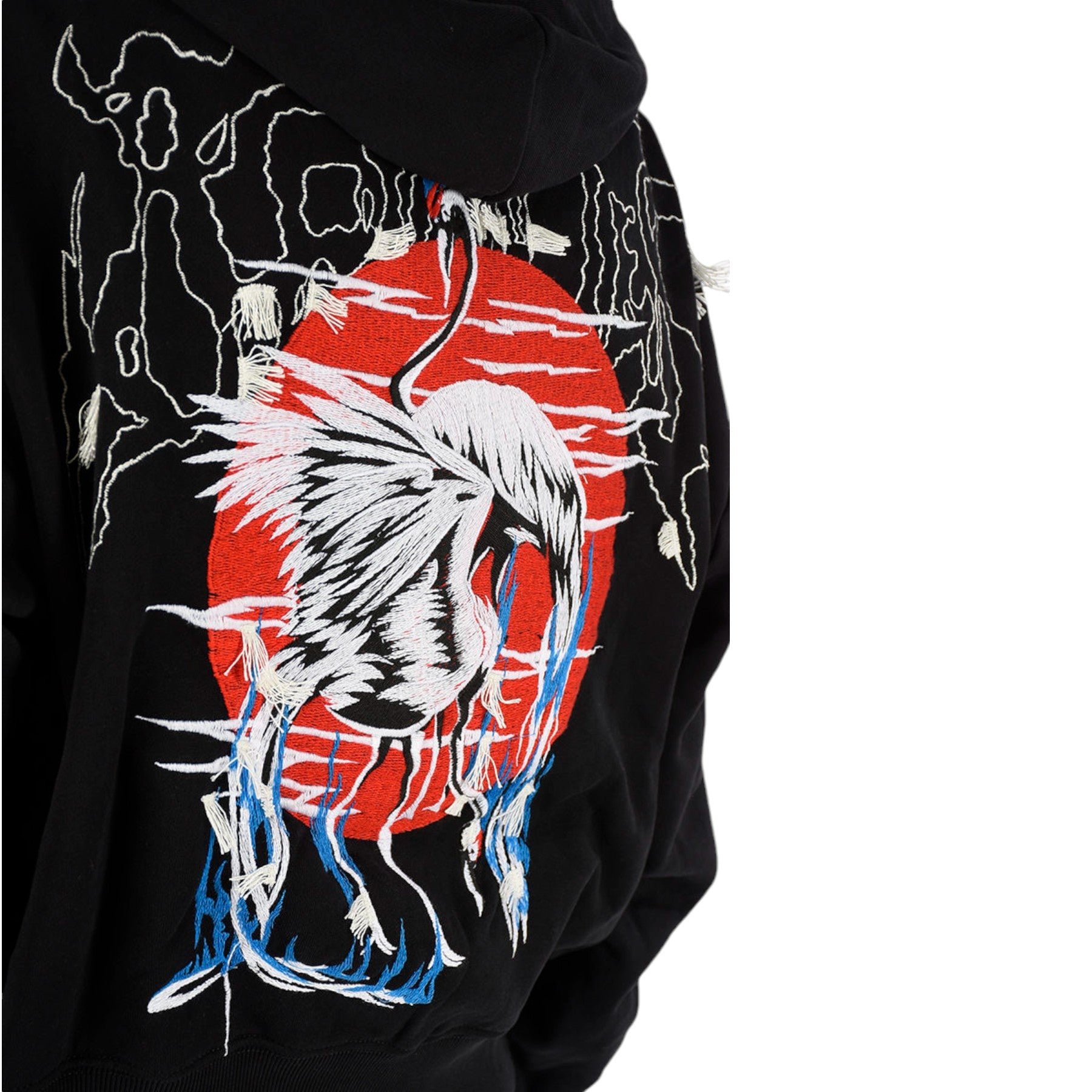 DIESEL F OLEC A 0BAPS Womens Pullover Sweatshirt Black Crop Top Hoodie Jumper