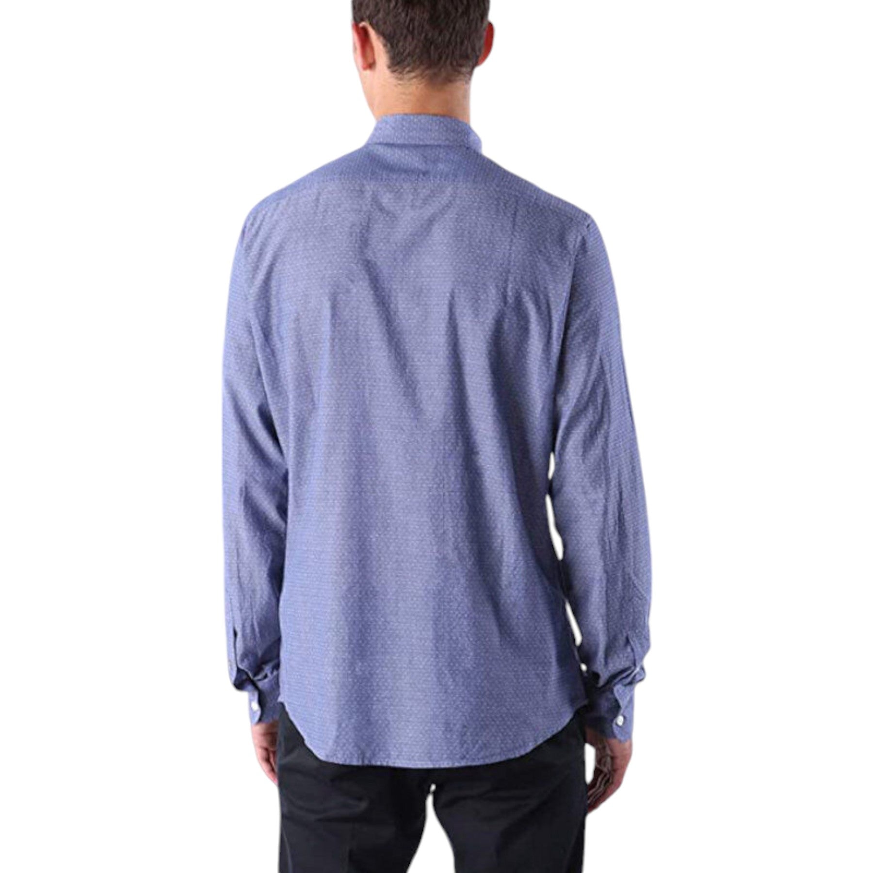 DIESEL S ACHAI CAMICIA 0HAJD Mens Casual Shirts Long Sleeve Formal Cotton Top M