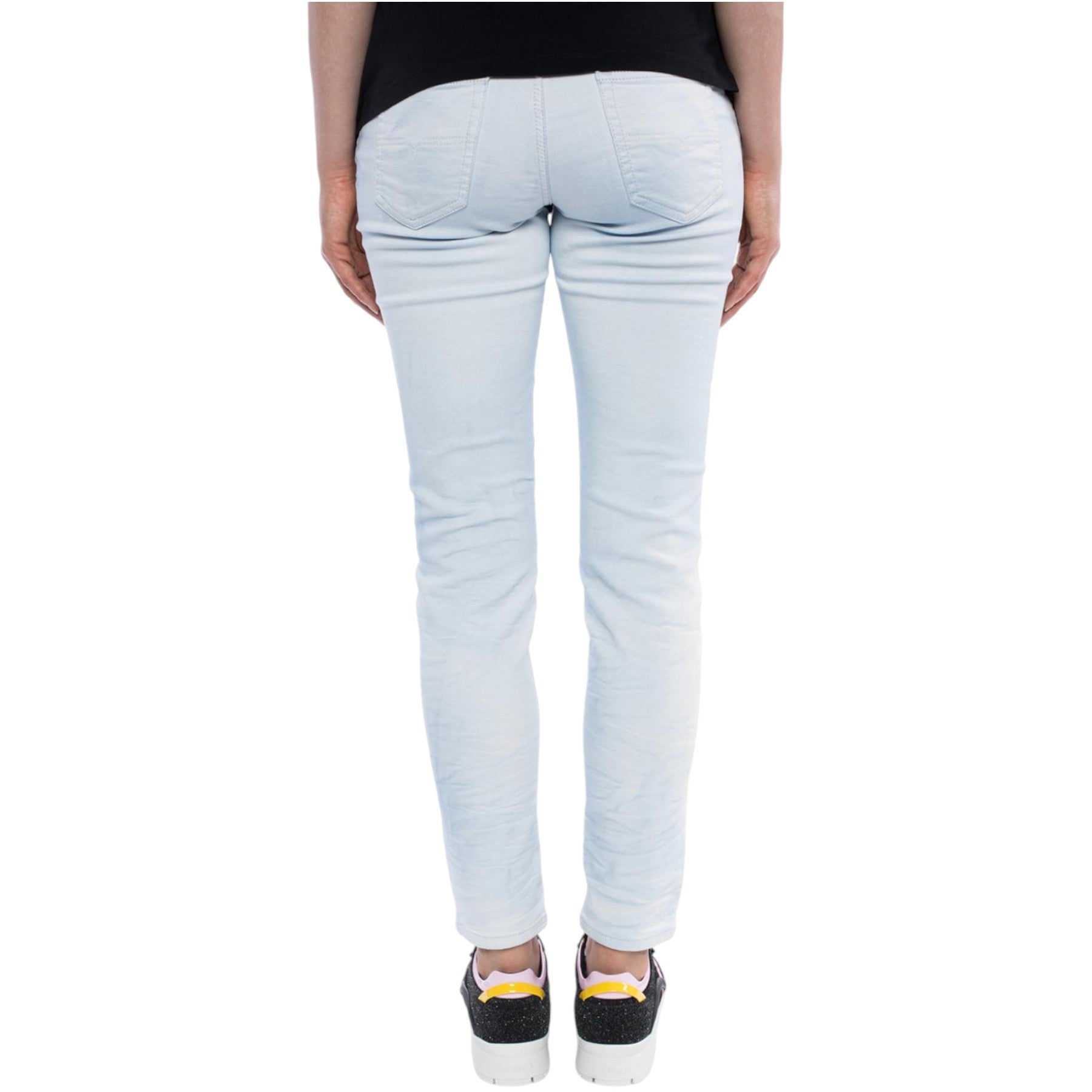 DIESEL BELTHY NE N003W2 Womens Denim Jeans Stretch Regular Fit Sweat Jogg Jeans