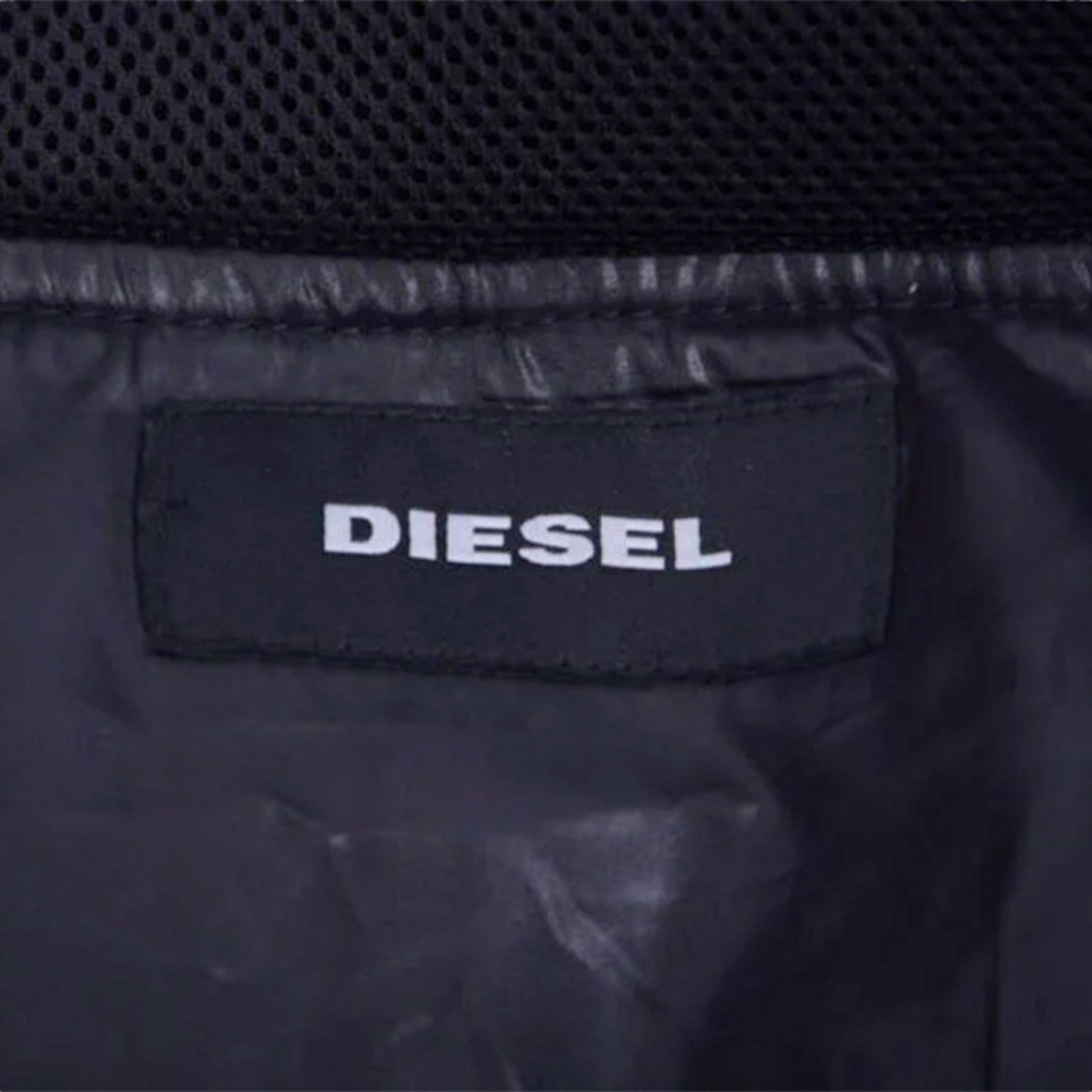 DIESEL D NEYT Mens Bomber Jacket Hooded Light Padded Quilted Casual Cotton Coat