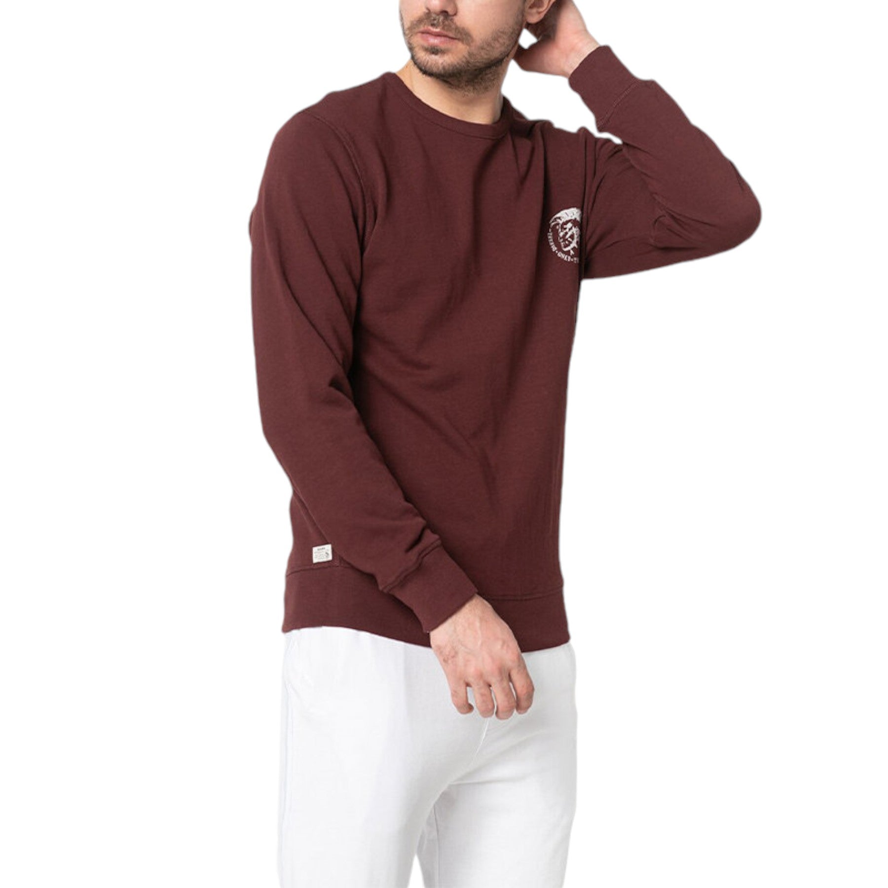 DIESEL UMLT-WILLY Mens Jumper Crew Neck Casual Sweatshirt Pullover Cardigan