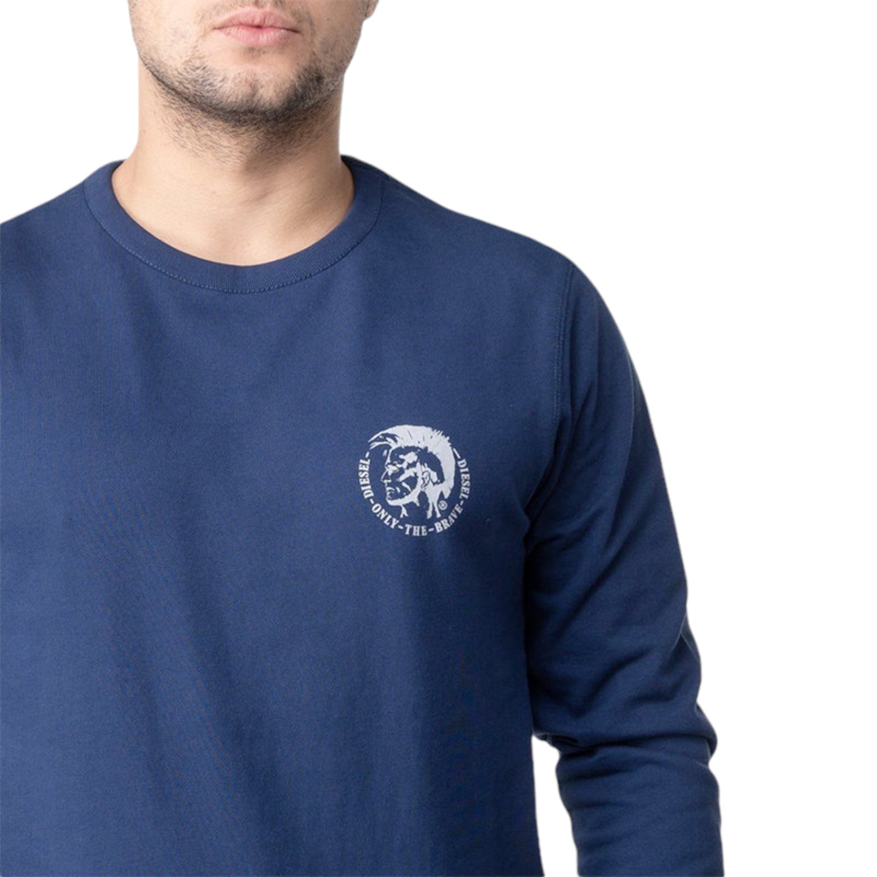 DIESEL UMLT-WILLY Mens Jumper Crew Neck Casual Sweatshirt Pullover Cardigan