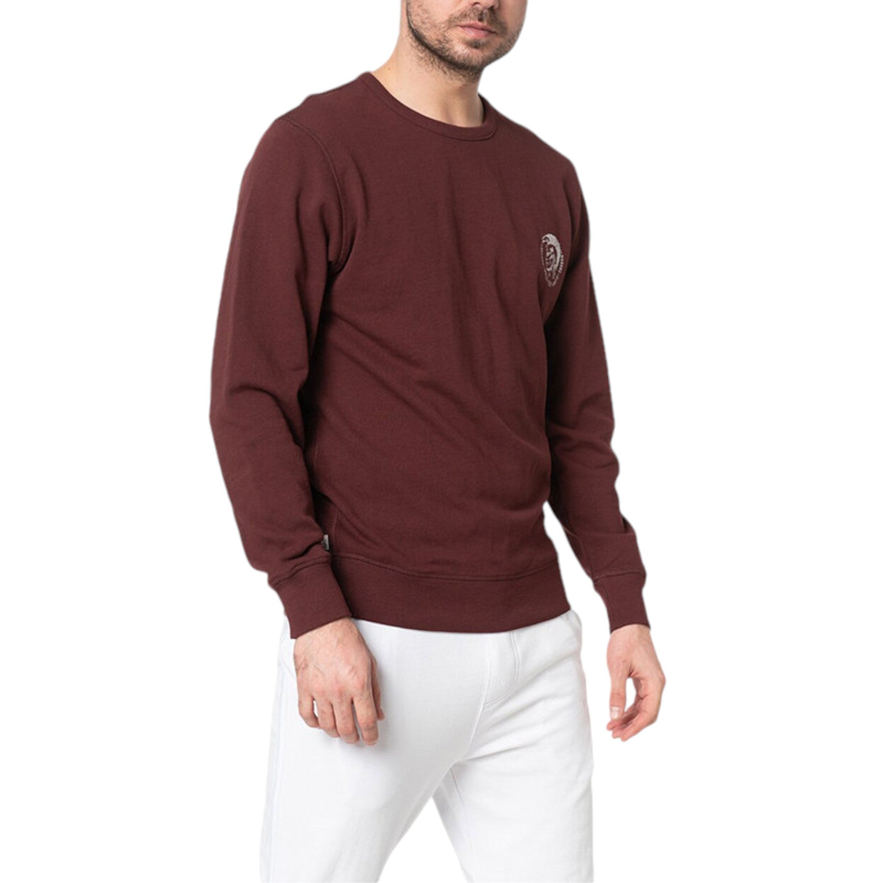 DIESEL UMLT-WILLY Mens Jumper Crew Neck Casual Sweatshirt Pullover Cardigan