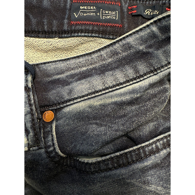 DIESEL RIZZO NE 0674Z Womens Jeans Stretch Casual Trouser Denim Sweat Jogg Pants