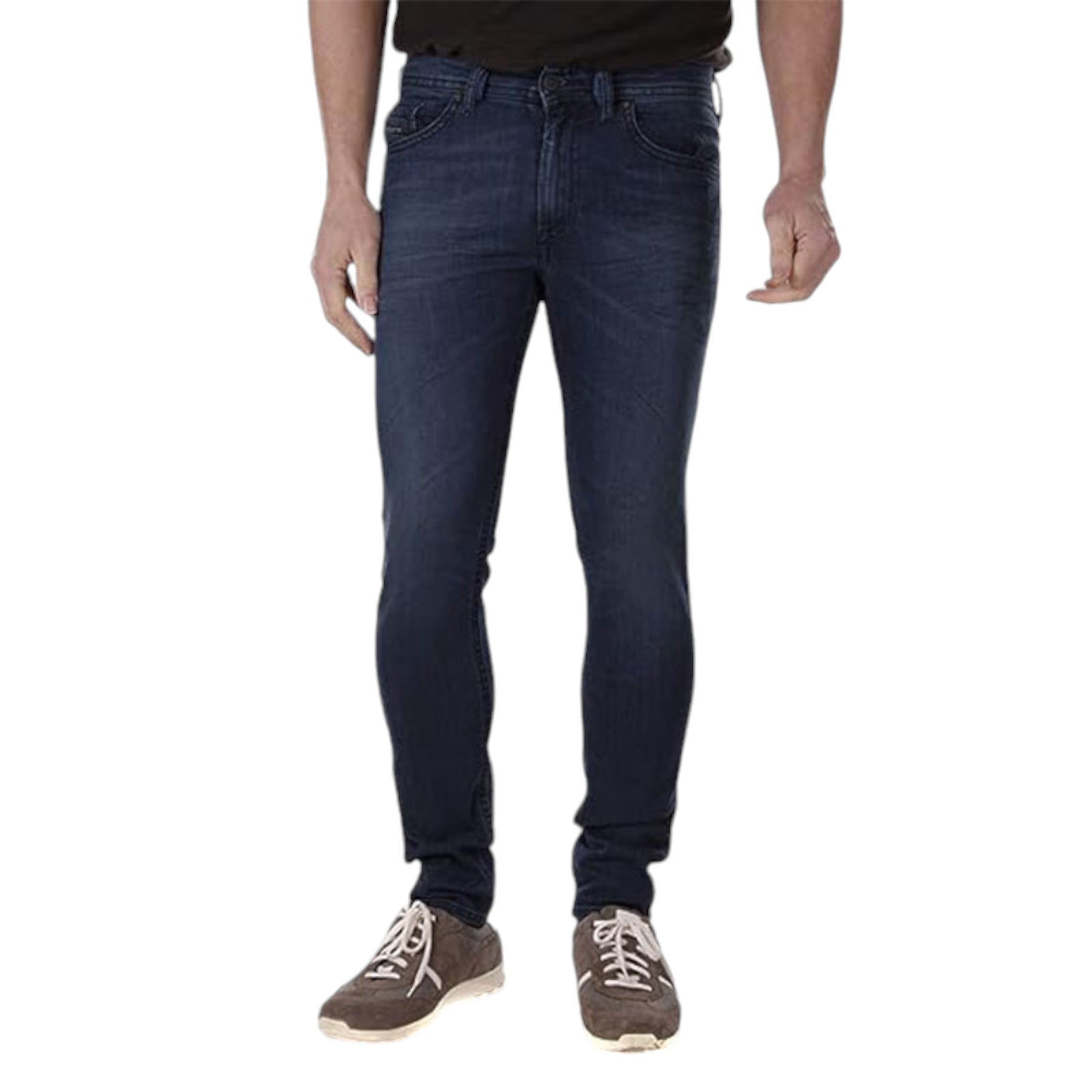 DIESEL THOMMER 0686A Mens Denim Jeans Stretch Slim Fit Skinny Casual Blue Pants