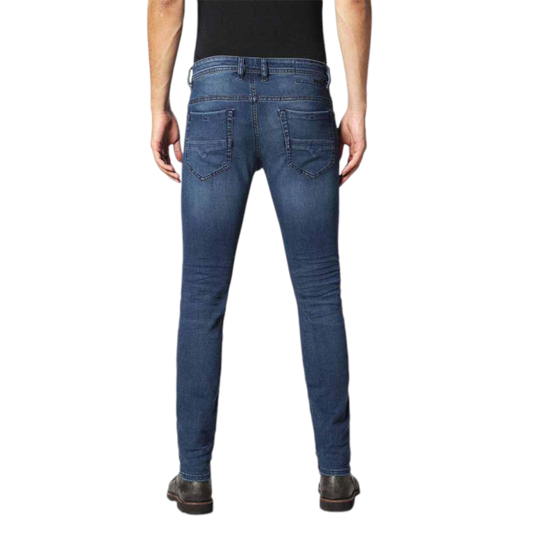 DIESEL THOMMER 0686A Mens Denim Jeans Stretch Slim Fit Skinny Casual Blue Pants