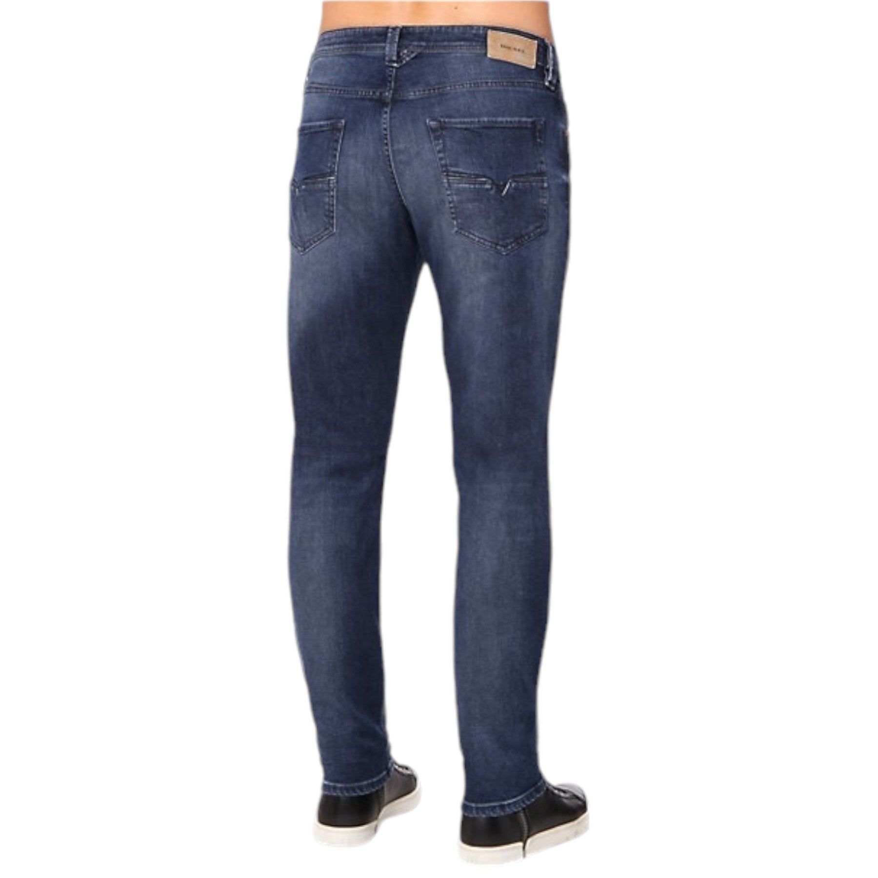 DIESEL LARKEE BEEX 084NS Mens Denim Jeans Regular Slim Tapered Faded Pants