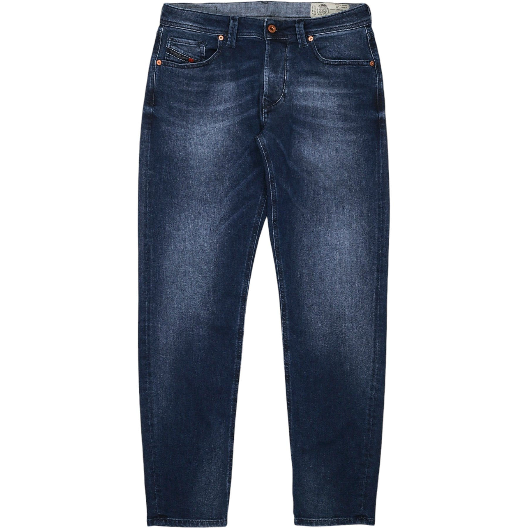 DIESEL LARKEE BEEX 084NS Mens Denim Jeans Regular Slim Tapered Faded Pants