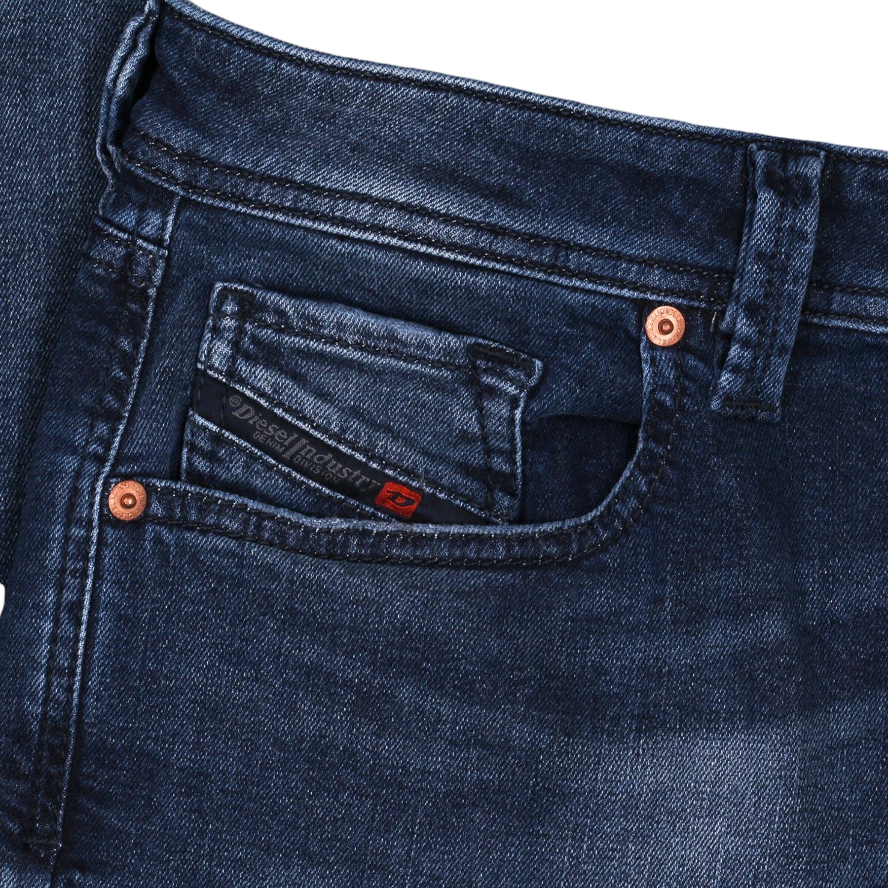 DIESEL LARKEE BEEX 084NS Mens Denim Jeans Regular Slim Tapered Faded Pants