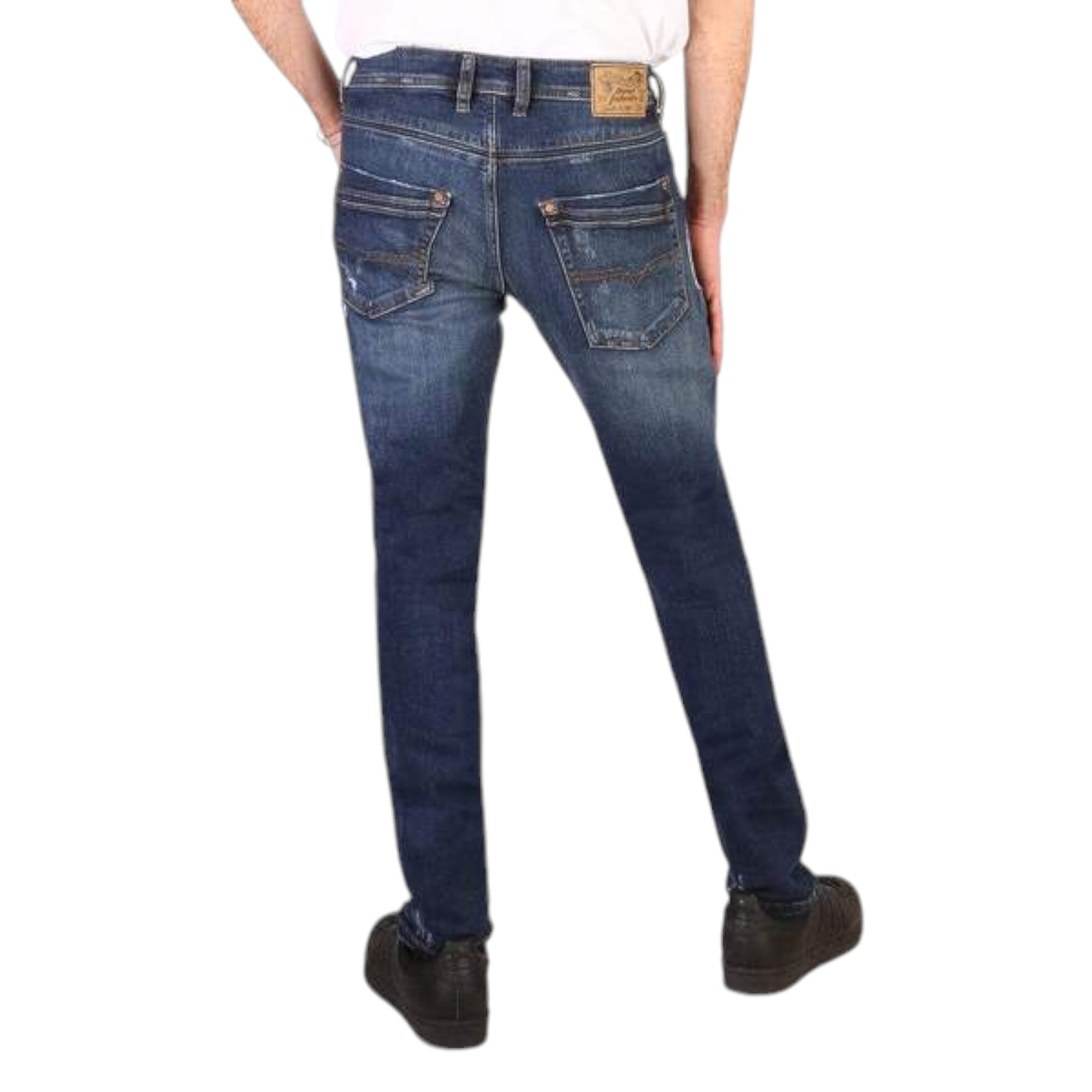 DIESEL KRAYVER RB003 Mens Denim Jeans Regular Slim Tapered Distress Casual Pants