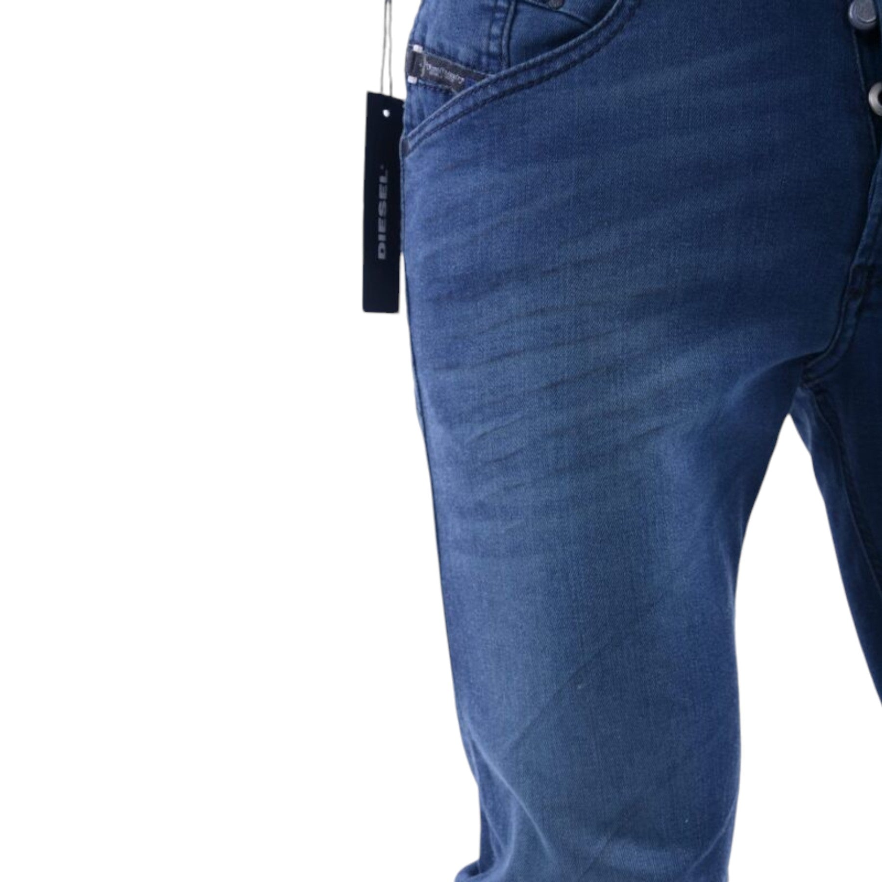 DIESEL BELTHER 0686A Mens Denim Jeans Stretch Regular Slim Tapered Casual Pants