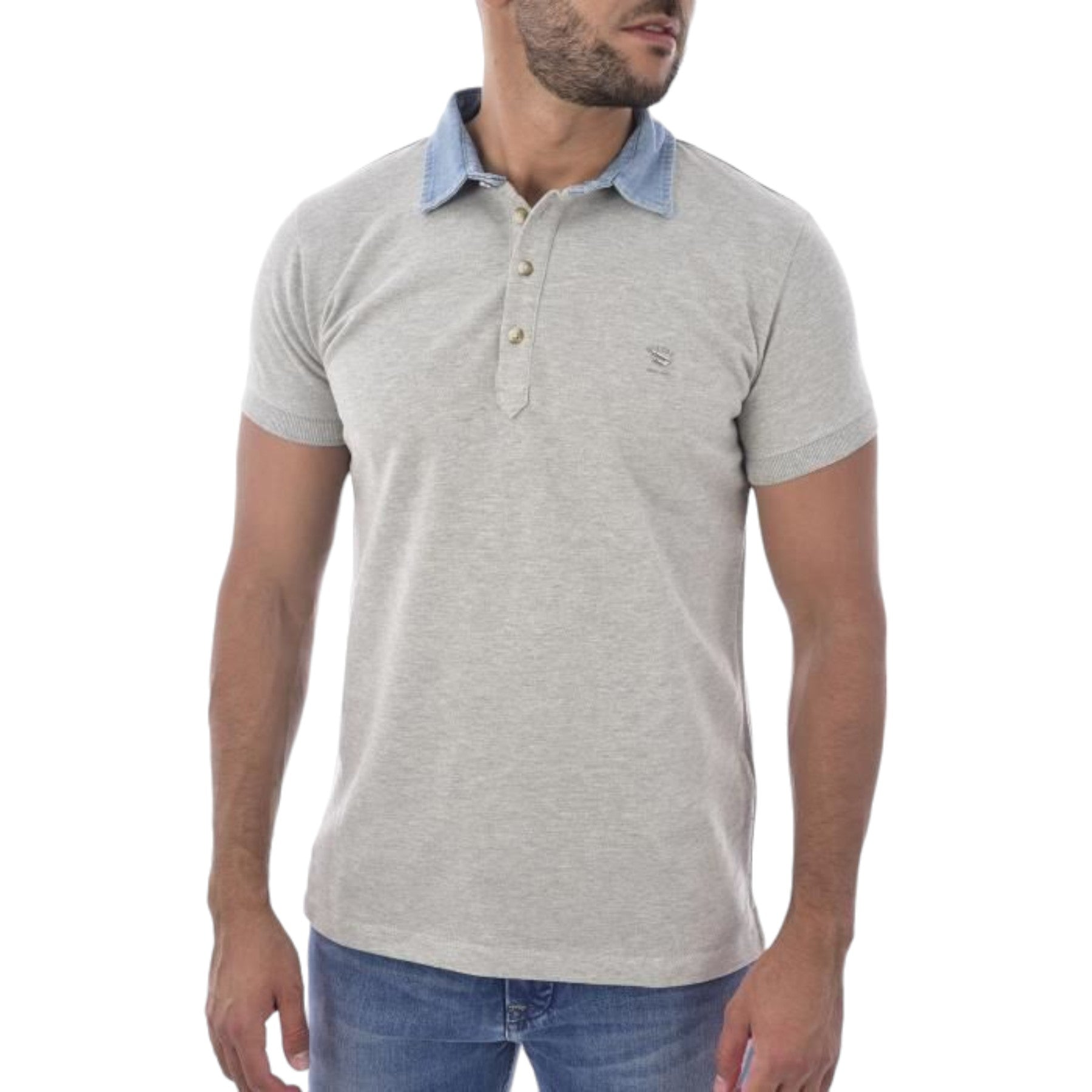 DIESEL T FRI 0SAHV Mens Polo Shirt Classic Golf T-Shirt Casual Tee Cotton