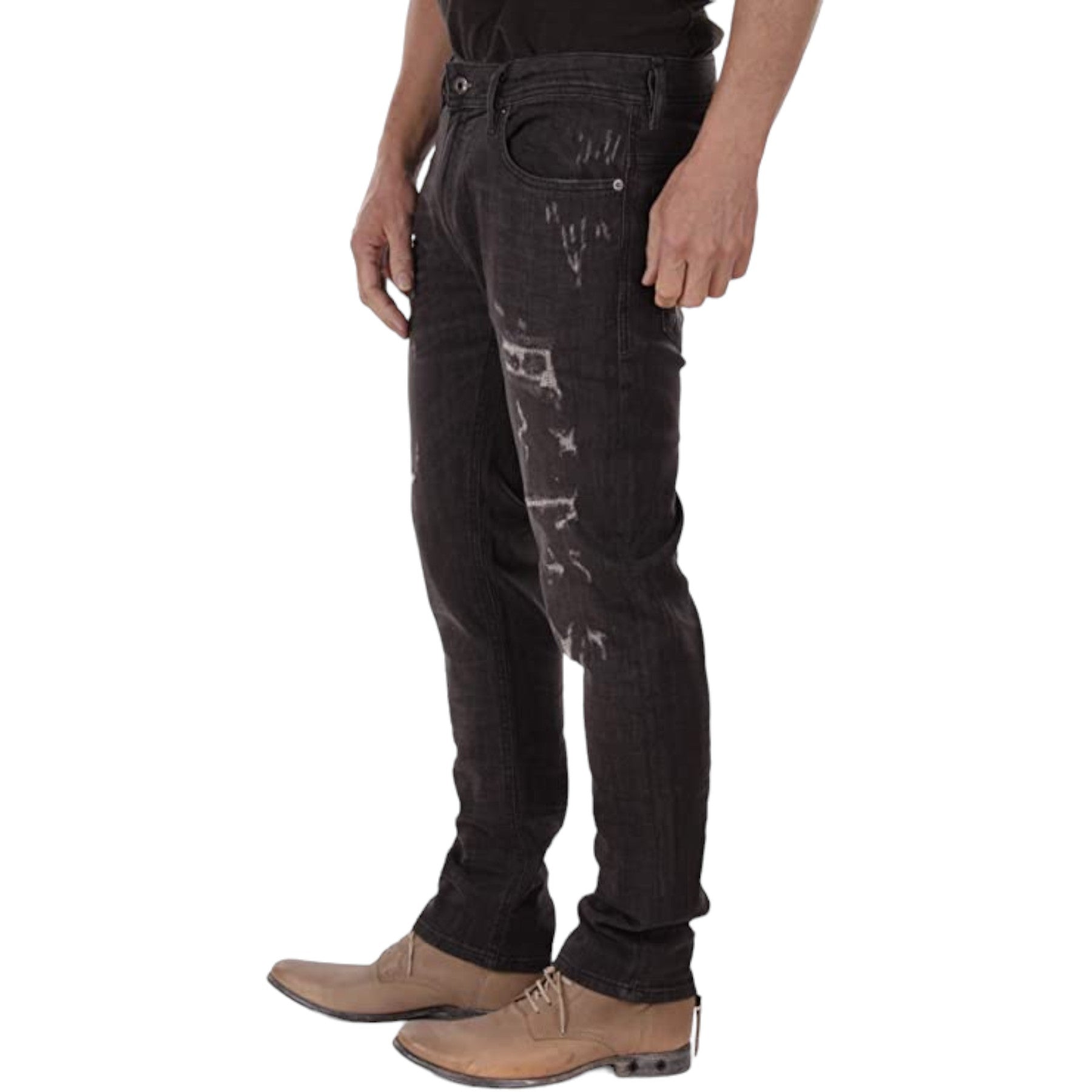 DIESEL THAVAR-XP RFE02 Mens Denim Jeans Stretch Slim Skinny Fit Distressed Pants