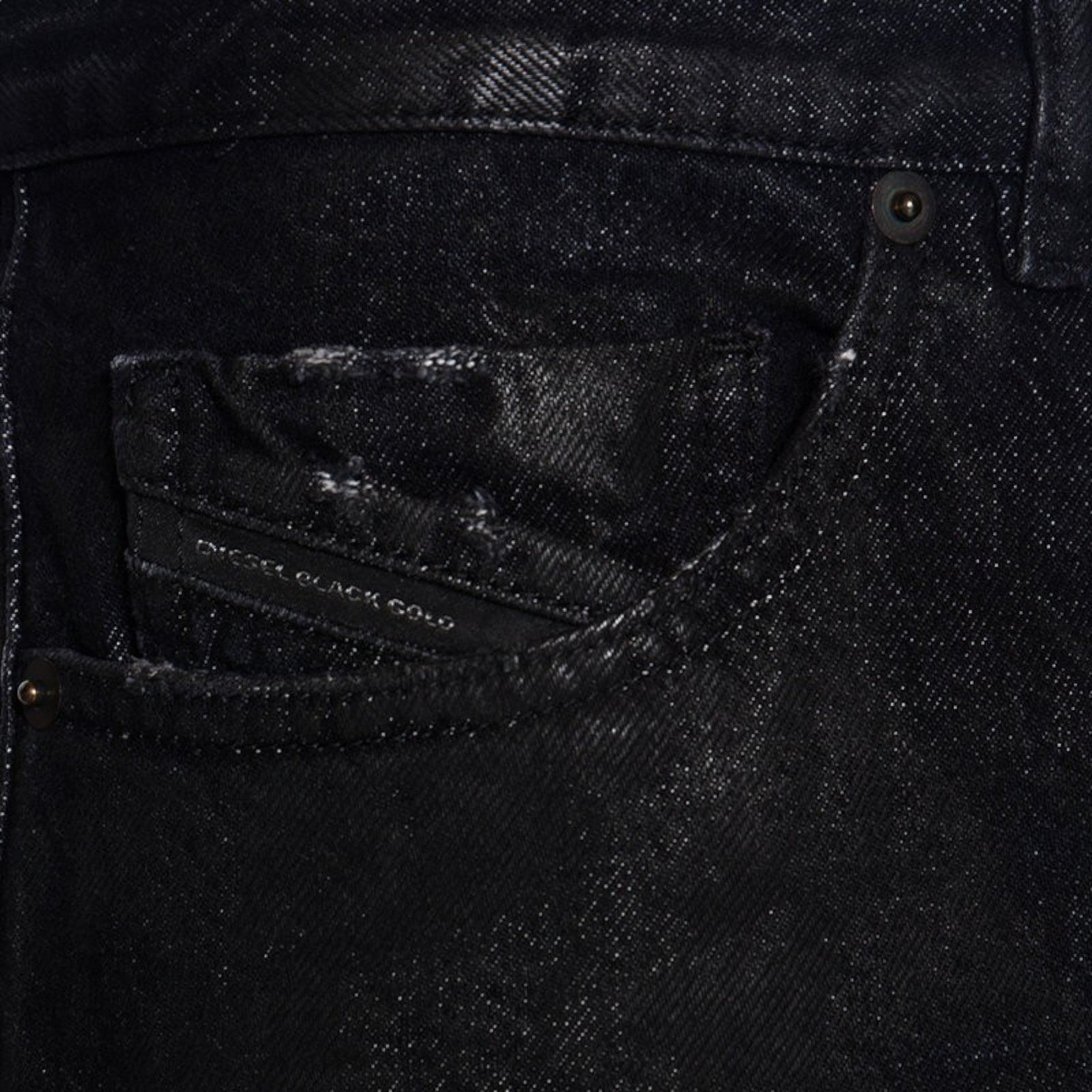 DIESEL BLACK GOLD TYPE 2813 BG8Y0 Mens Denim Jeans Slim Trouser Pant Black Italy