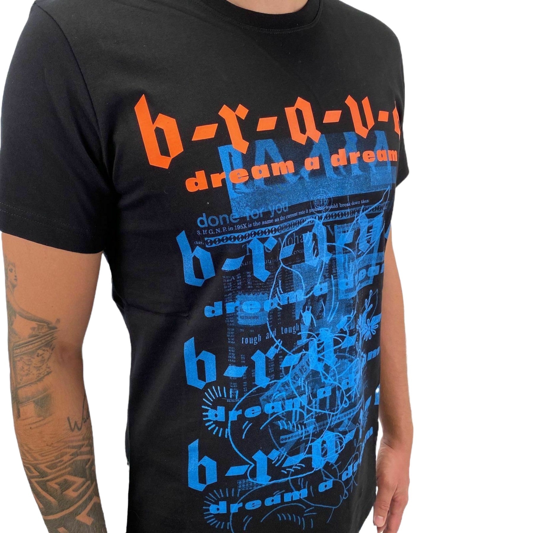 DIESEL T DIEGO WC Mens Printed T Shirts Brave Short Sleeve Crew Neck Casual Tee