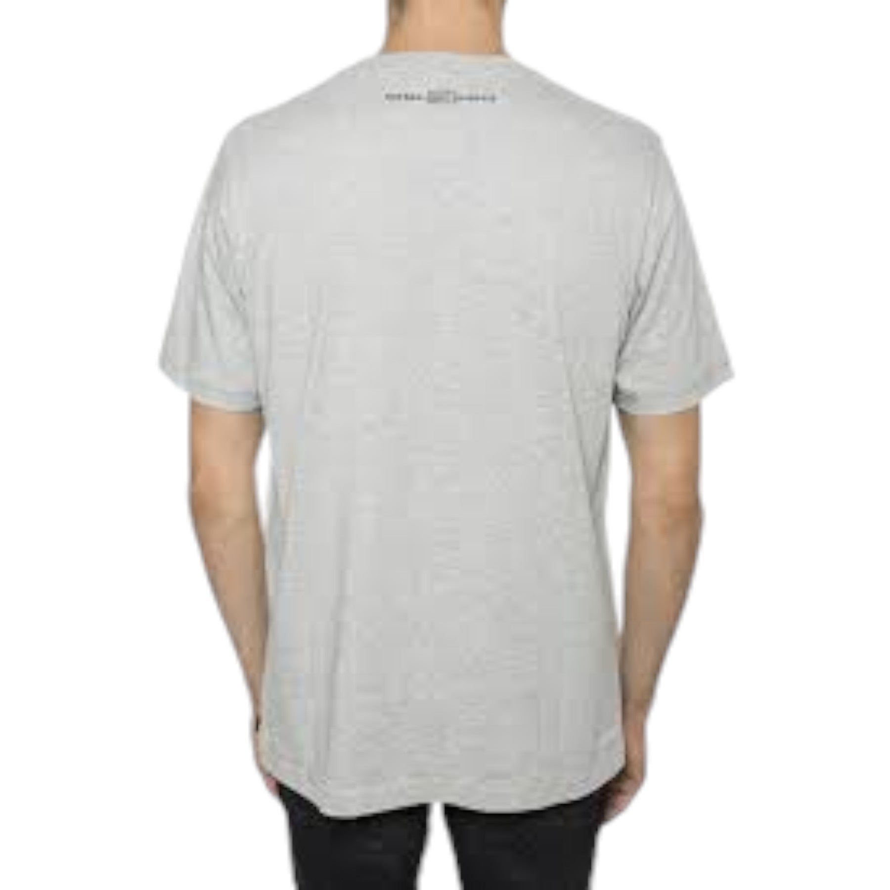 DIESEL T JUST XV Mens T Shirt Short Sleeve Crew Neck Tees Casual Grey Summer Top