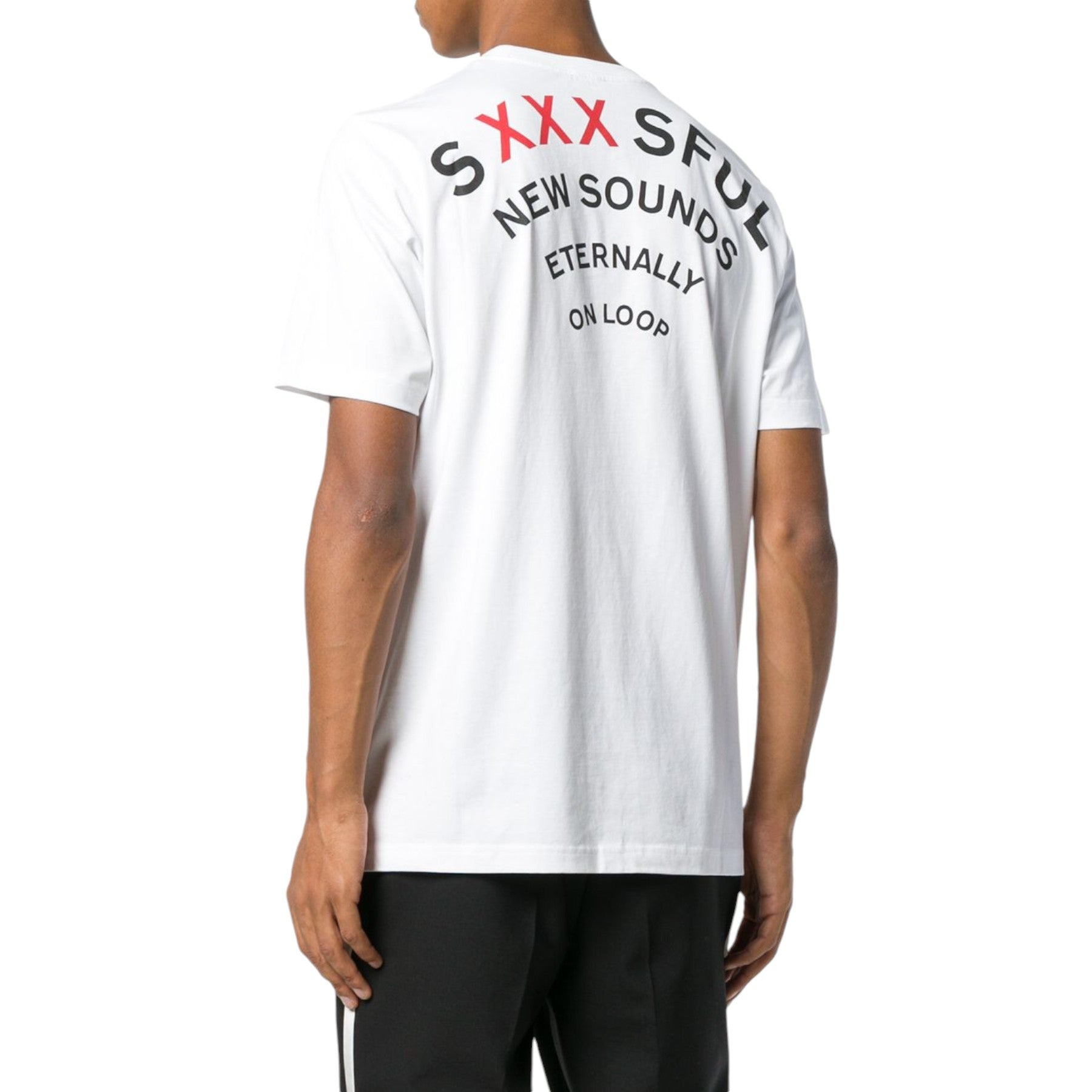 DIESEL T JUST XO Mens T-Shirt Short Sleeve Crew Neck Tee Casual White Cotton Top