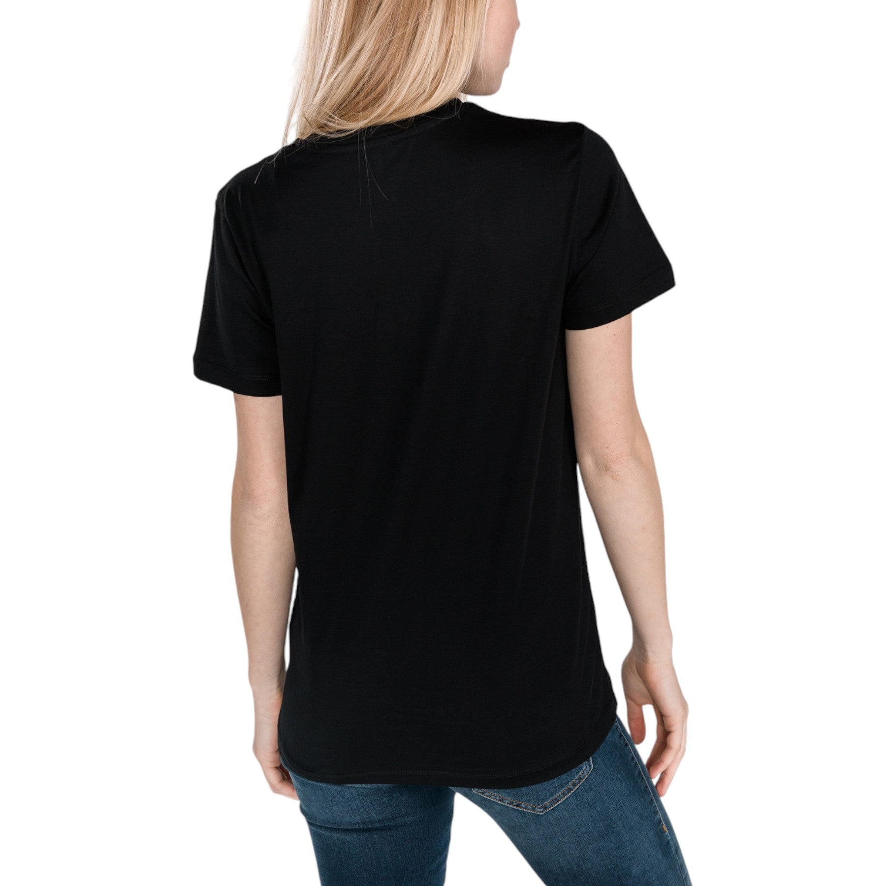DIESEL T FLAVIA B Womens T-Shirt Crew Neck Short Sleeve Casual Summer Black Tops