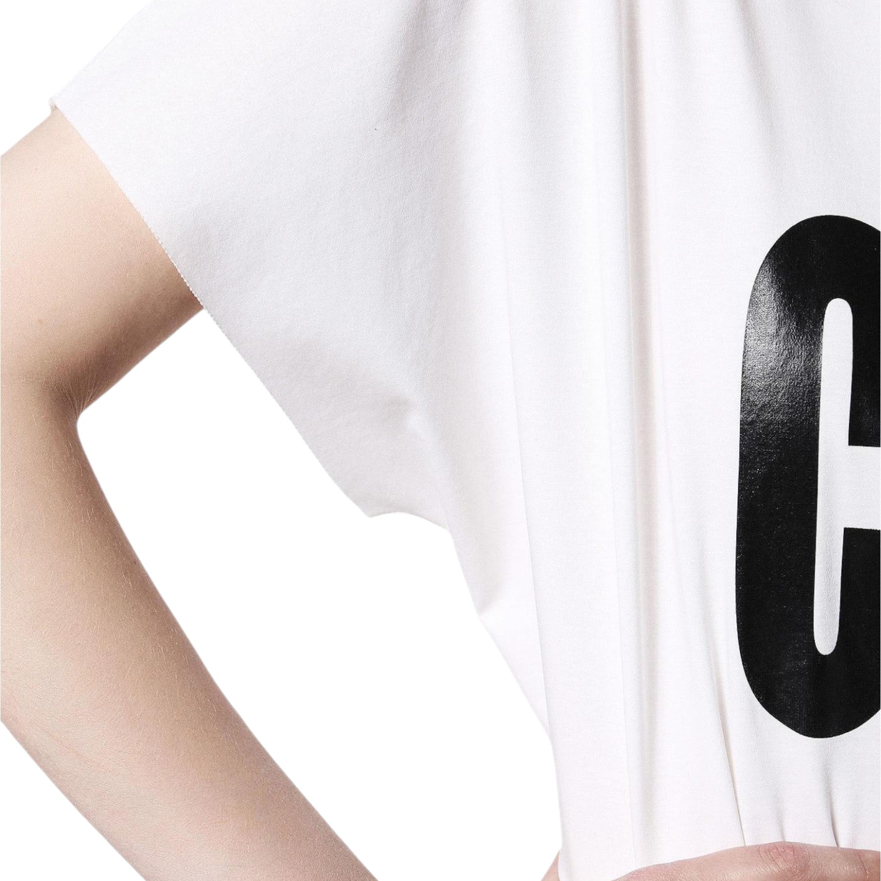 DIESEL T HANNA BB Womens T-Shirt Crew Neck Short Sleeve Casual Summer White Tops