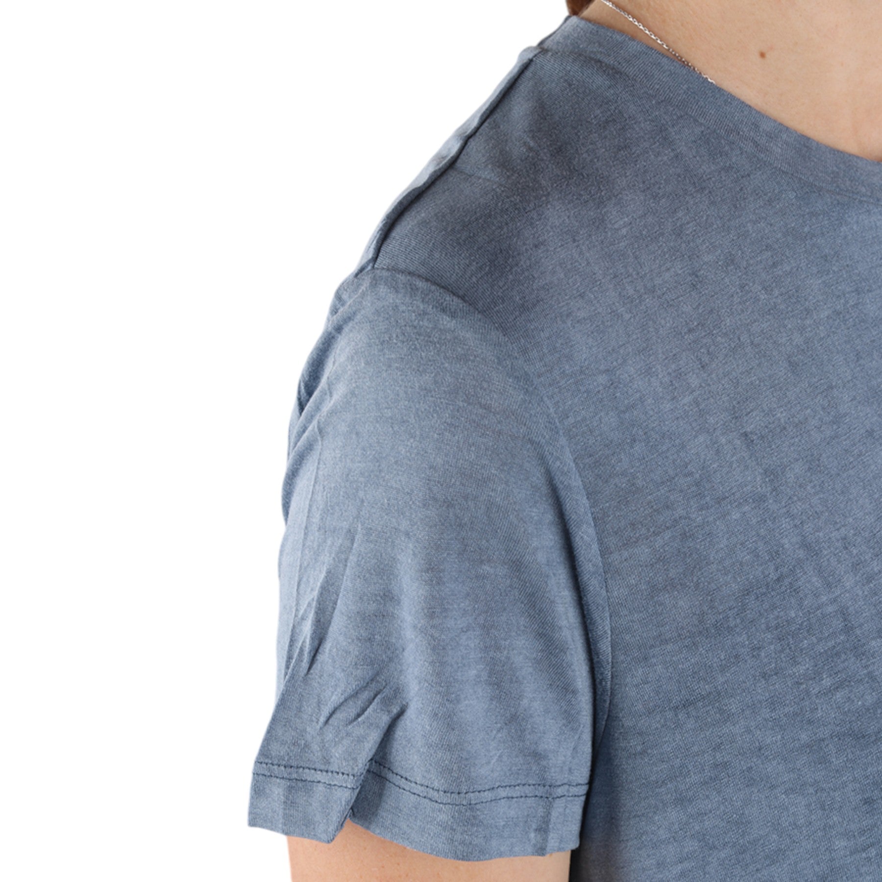 DIESEL T MORIPLAQUE Womens T-Shirt Crew Neck Short Sleeve Casual Summer Blue Tee