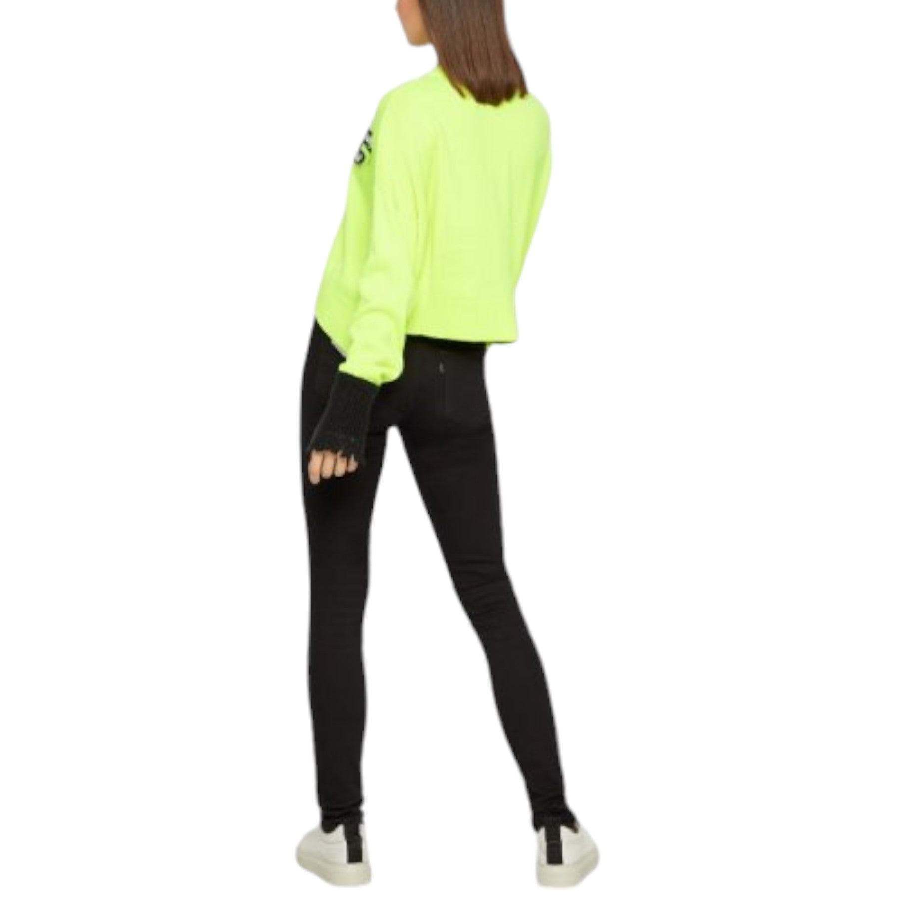 DIESEL M TICX Womens Sweatshirt Long Sleeve Ladies Pullover Wool Knitwear Green