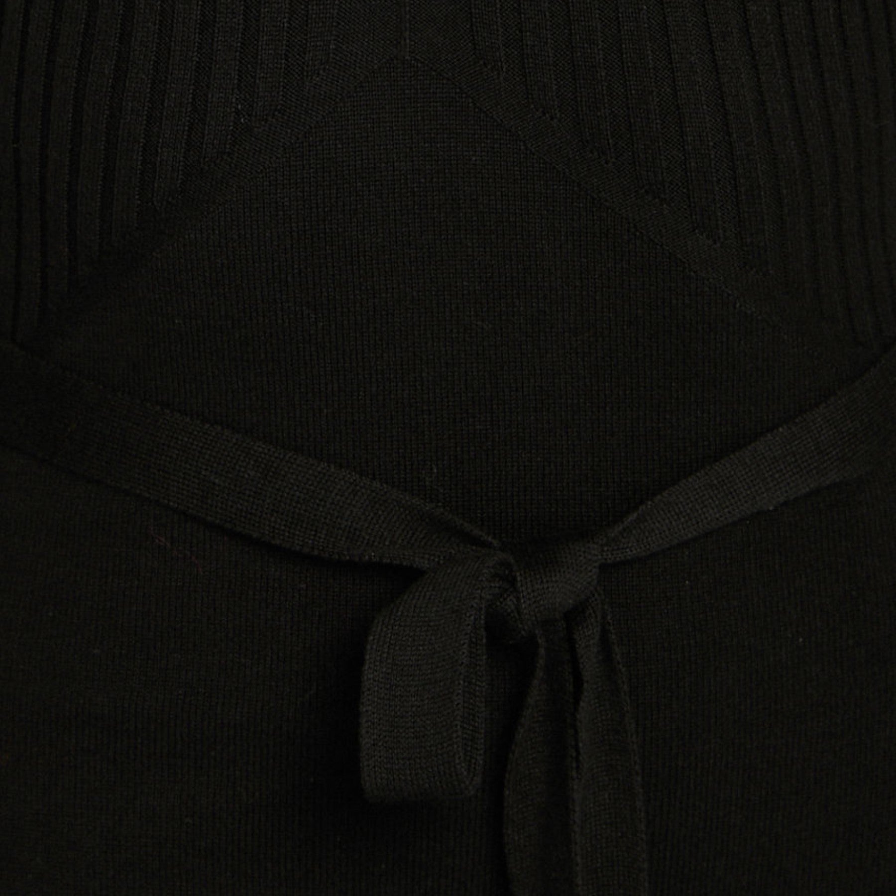 DIESEL M STRING 0LASU Womens Dress Open Back Cotton Black Casual Winter Long Top