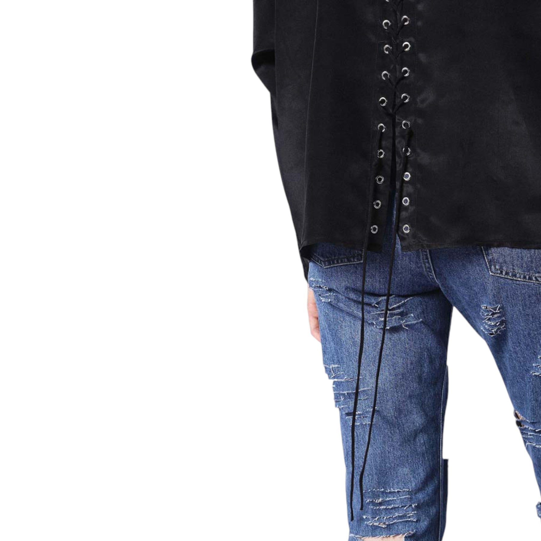 DIESEL C LURY Womens Shirt Long Sleeve Casual Ladies Plain Black Button Up Tops