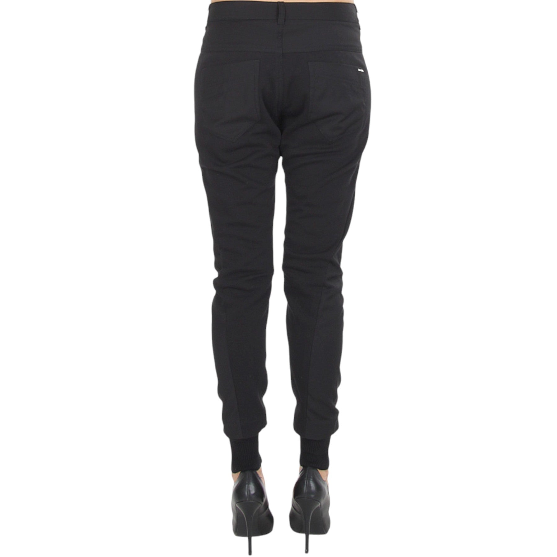 DIESEL P VICENTE Womens Jogging Bottom Slim Fit Casual Jogger Black Sweatpants