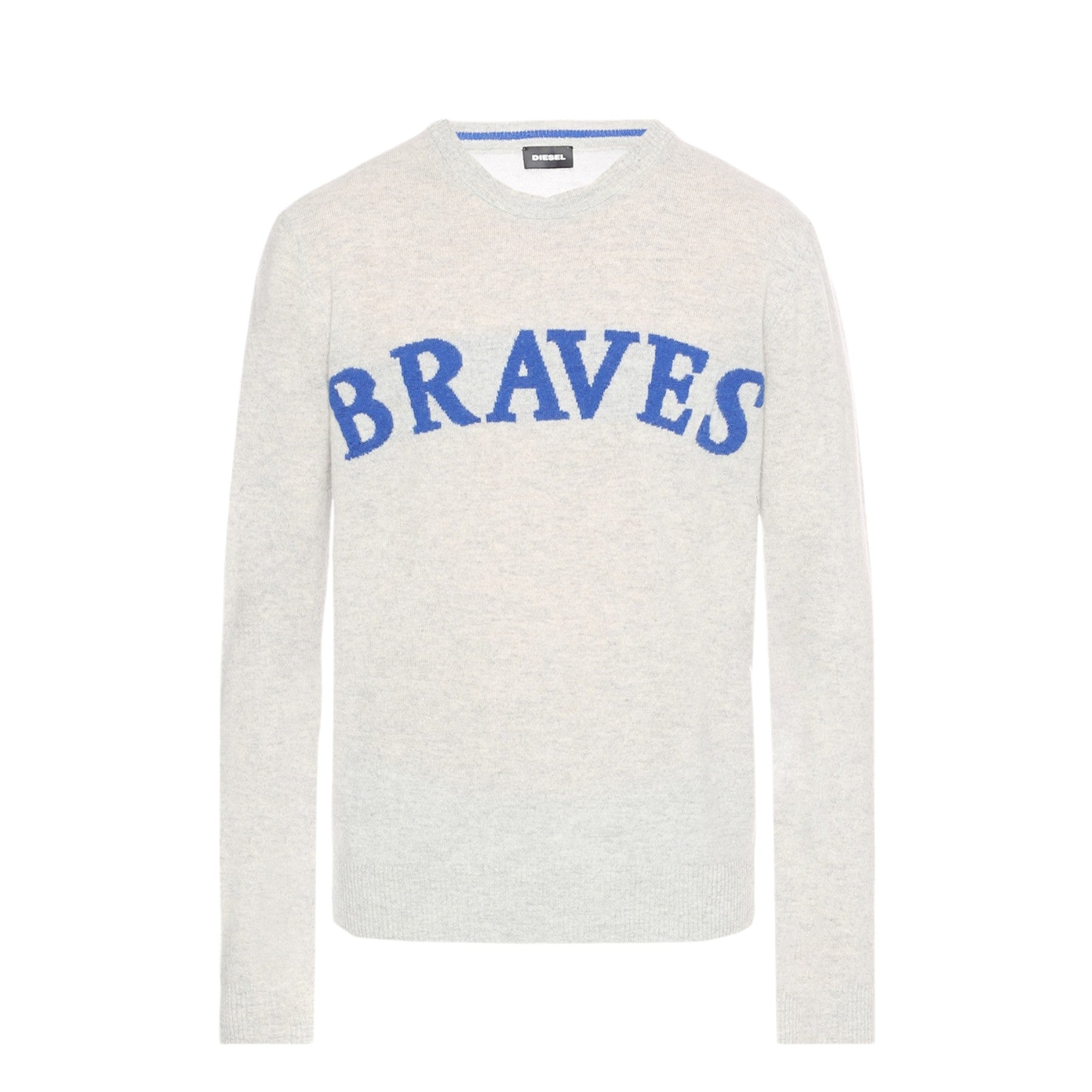 DIESEL K RENOIR Mens Sweatshirts Crew Neck Pullover Warm Casual Grey Jumper M L